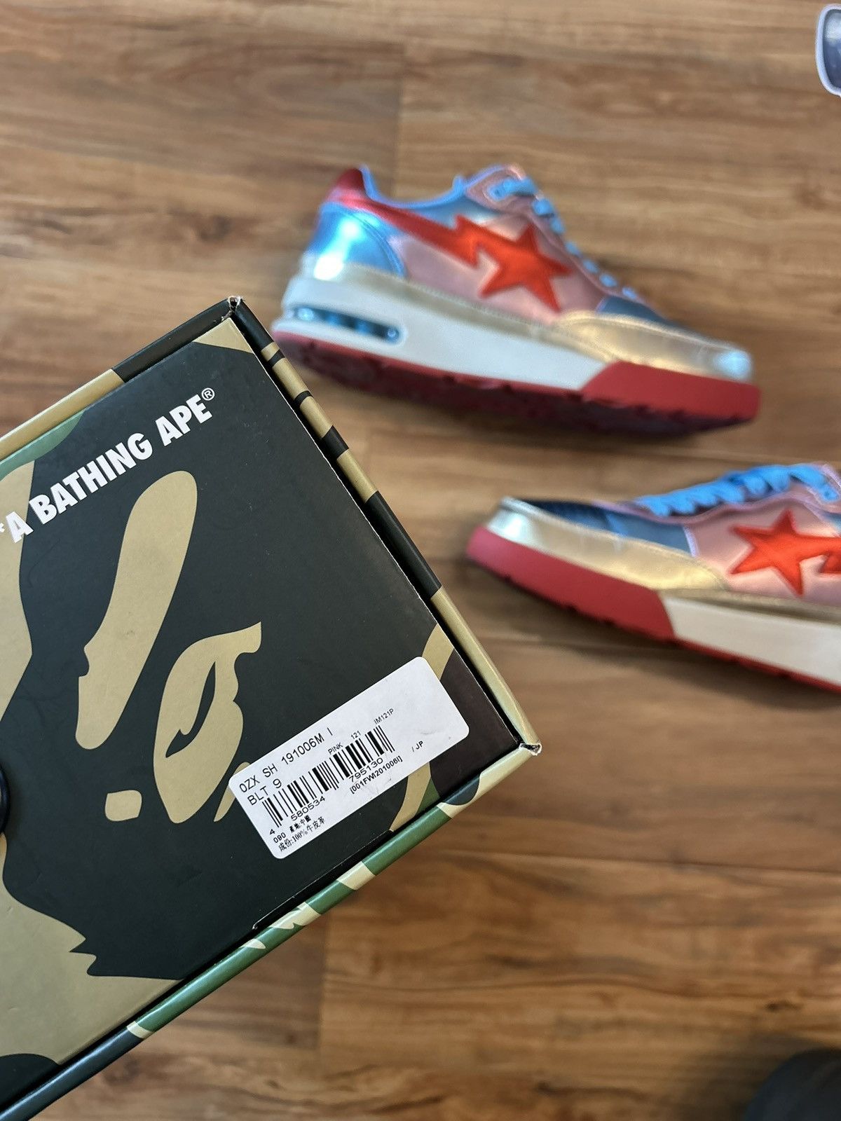 Bape Bape Pharrell Roadsta Bapestas with Box Size US 9 / EU 42 - 12 Thumbnail