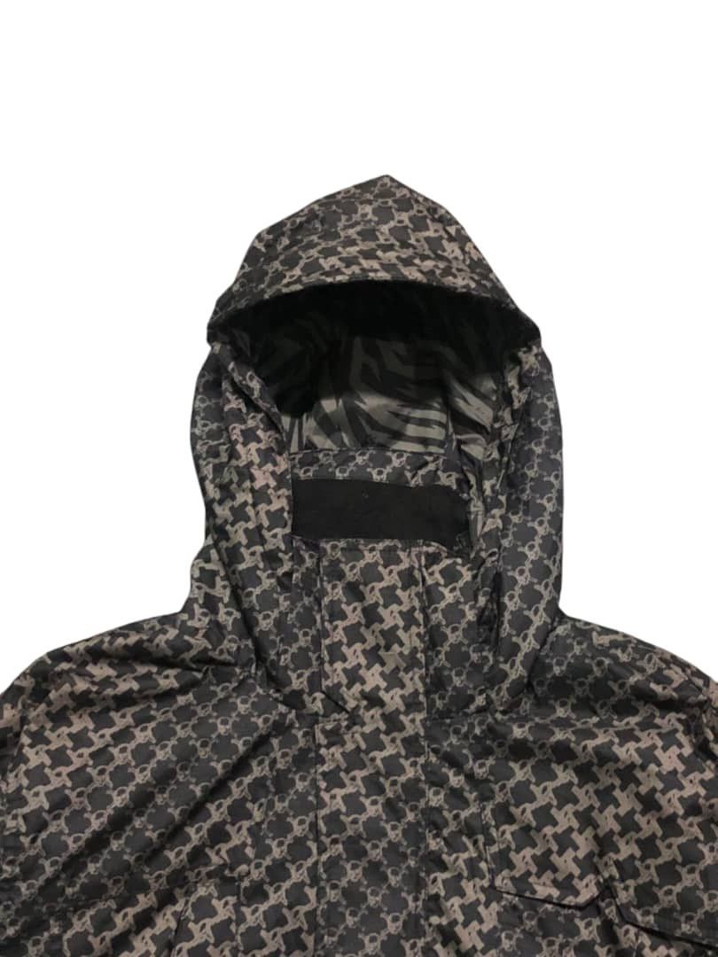 Japanese Brand Sims Snowboard Full Print Skull Crossbones Ski Jacket Size US M / EU 48-50 / 2 - 11 Thumbnail