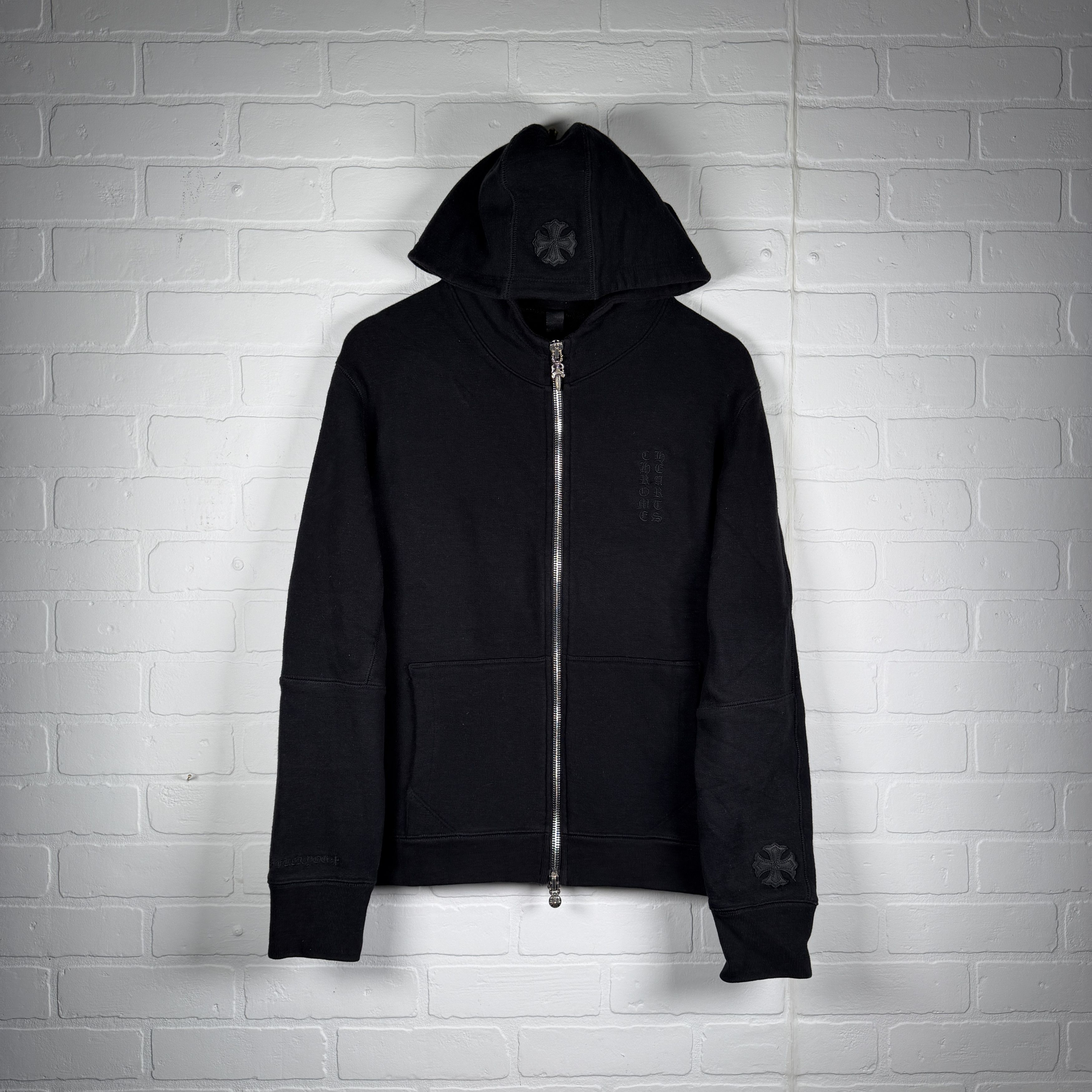Chrome Hearts Chrome Hearts Y NOT Embroidered Thermal Zip-Up