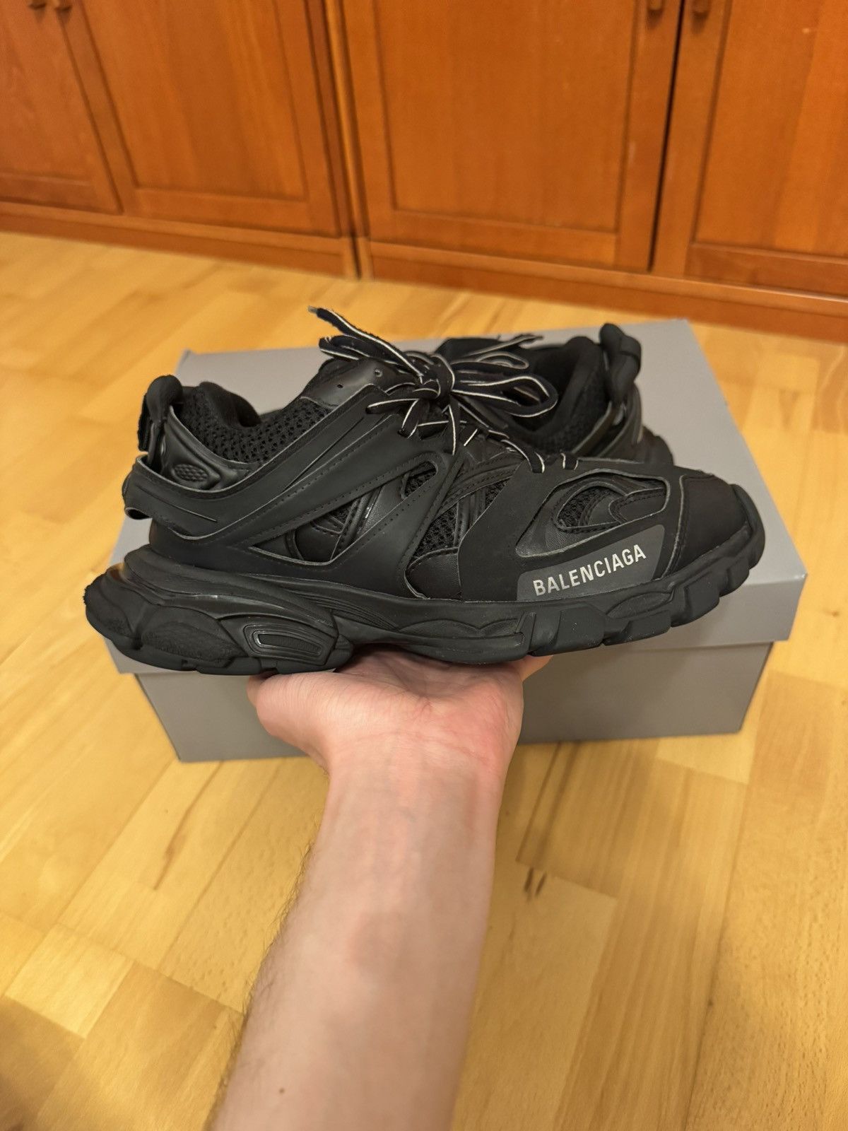 Balenciaga Balenciaga Track Triple Black Size US 7 / EU 40 - 3 Thumbnail