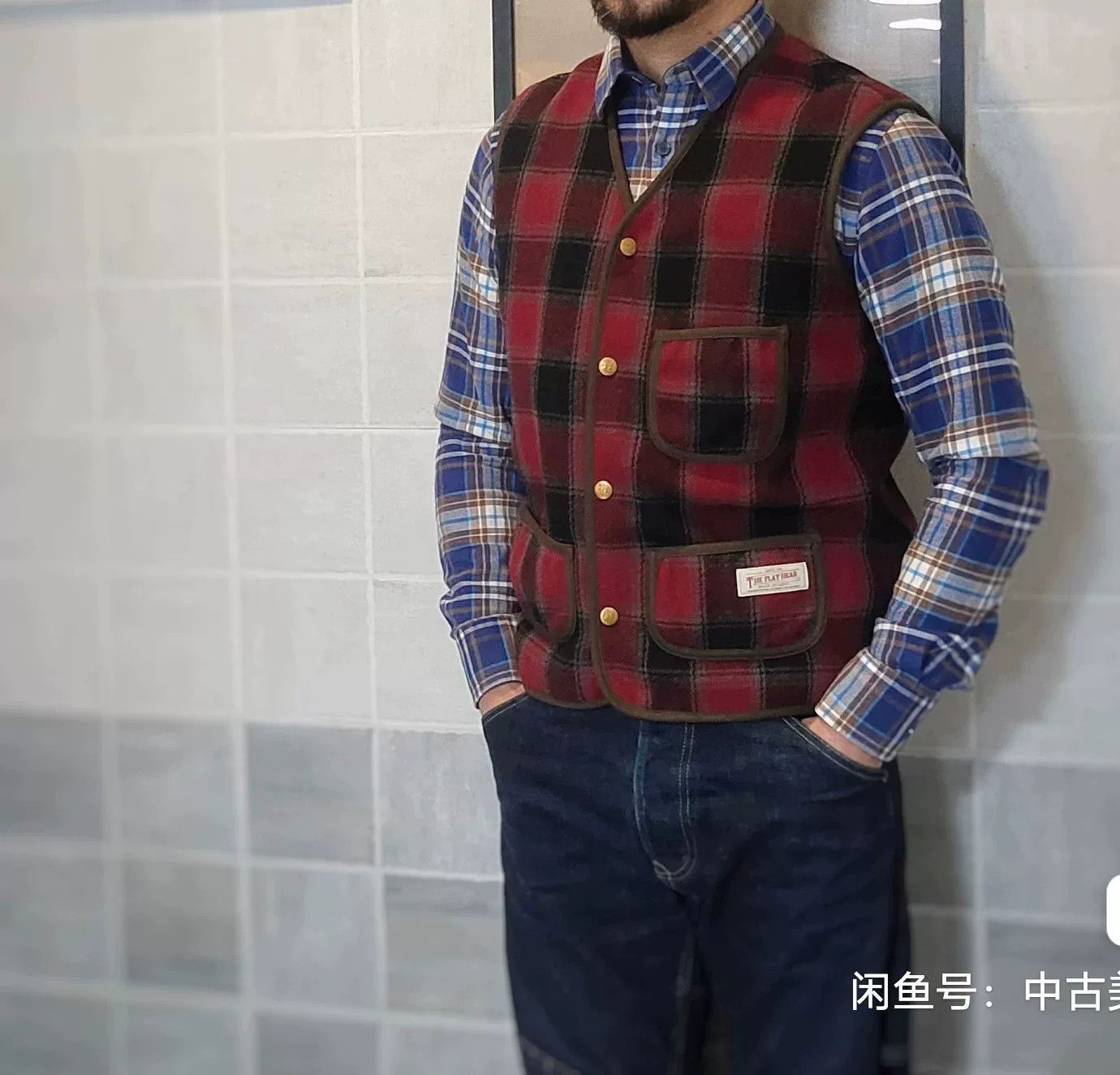 The Flat Head The Flat Head Wool Vest Made in Japan Size US XXS / EU 40 - 1 Thumbnail