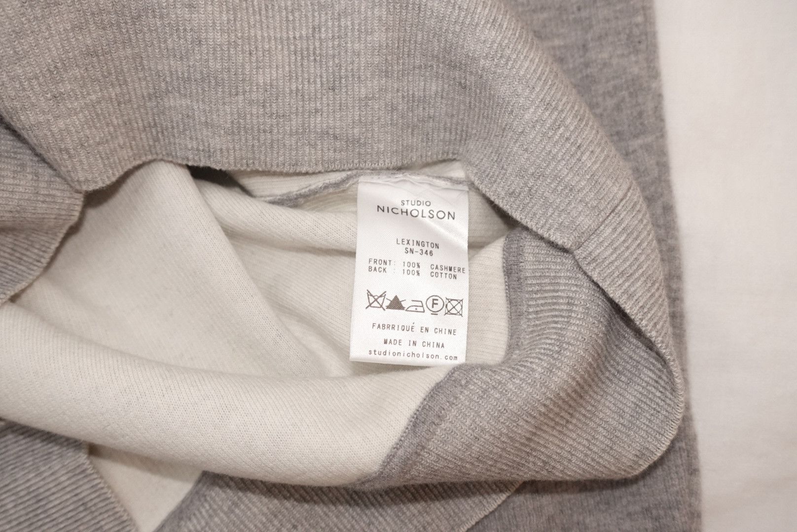 Studio Nicholson Lexington Asymmetrical Cashmere Sweater Heather Grey Size S / US 4 / IT 40 - 4 Thumbnail