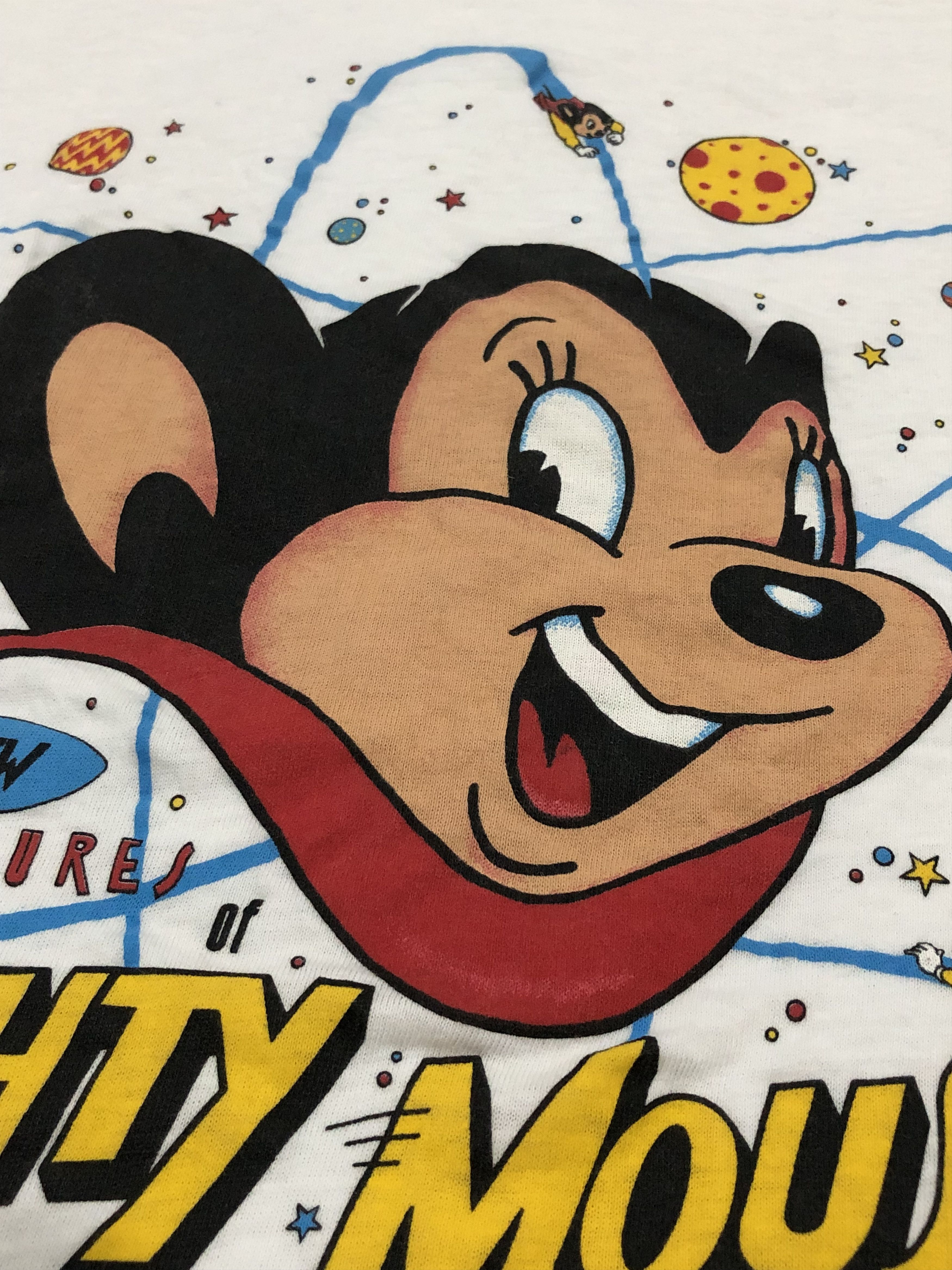Cartoon Network × Vintage Rare Vintage The New Adventures of Mighty Mouse Tshirt Size US XL / EU 56 / 4 - 4 Thumbnail