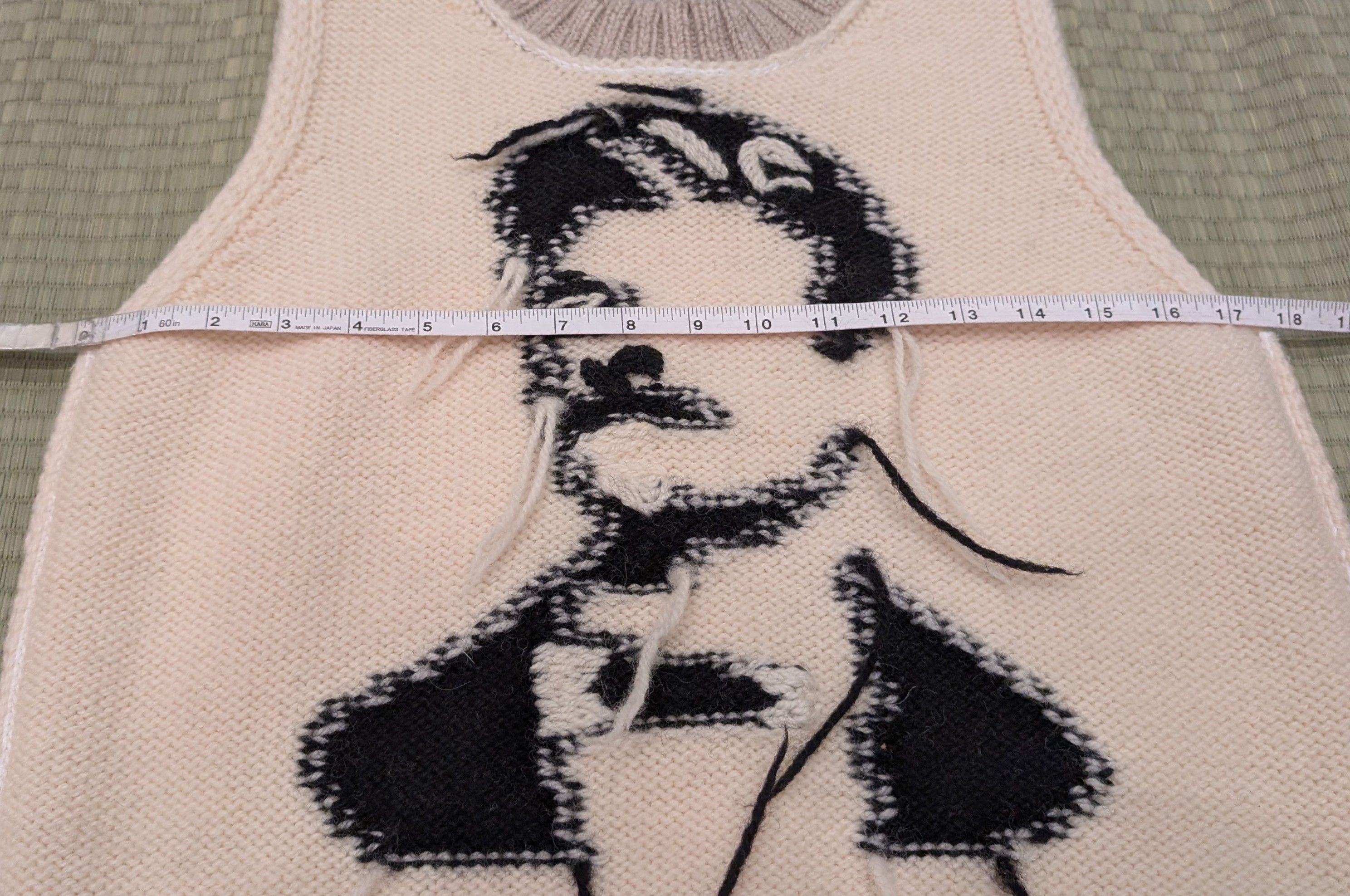 Maison Margiela MM6 Maison Margiela Unfinished Sleeveless Wool Sweater Size M / US 6-8 / IT 42-44 - 6 Thumbnail
