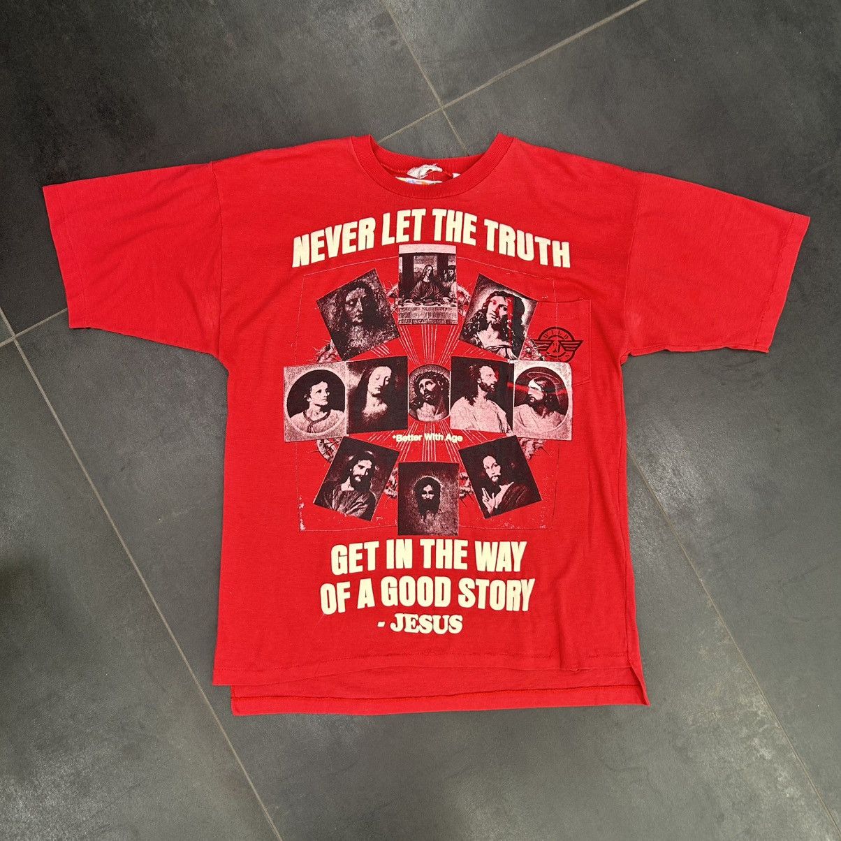 Betterwithage “Story” Vintage Tee (Red)