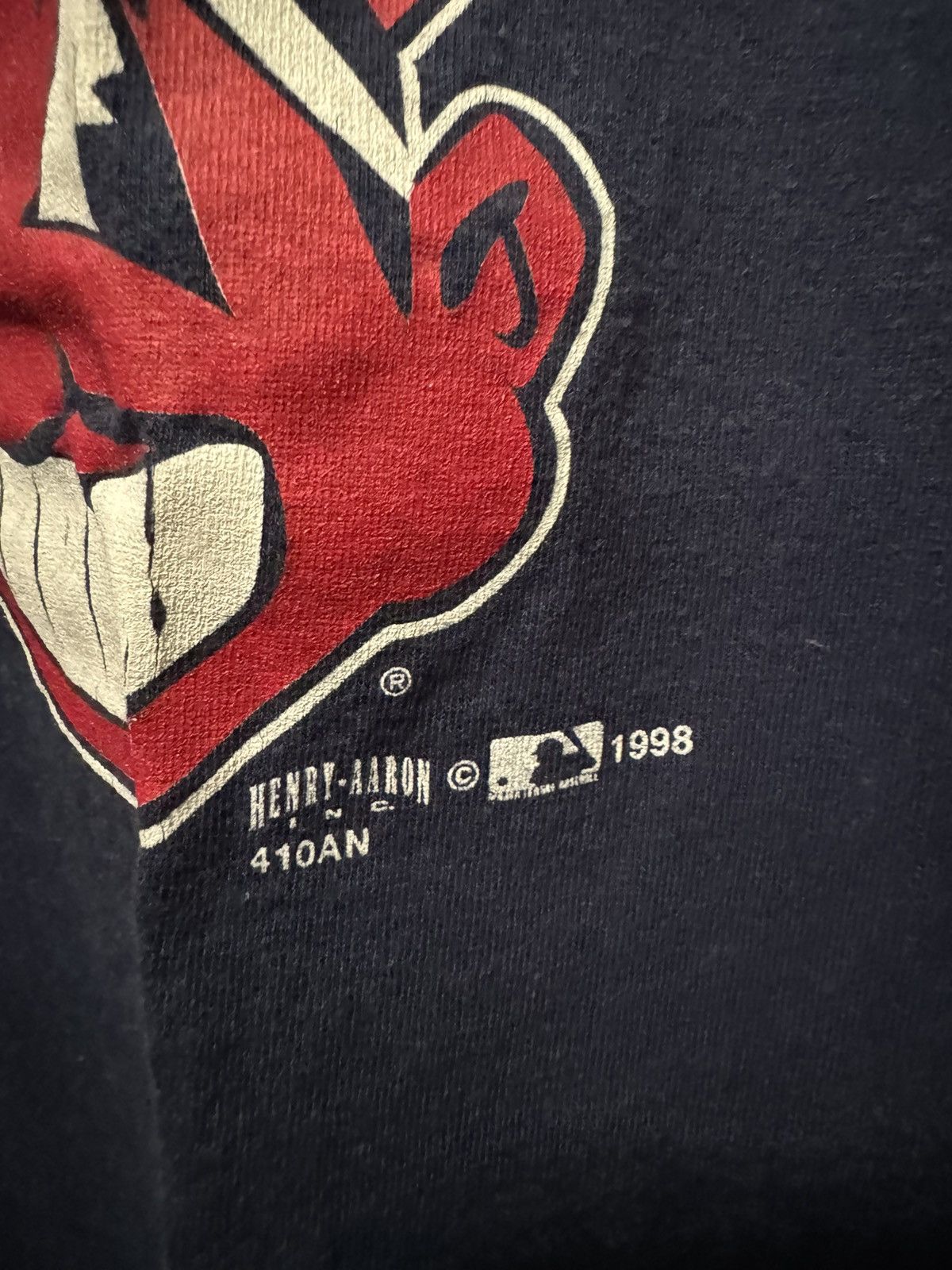 MLB × Vintage Vintage 1998* single stitch Cleveland Indians T shirt Size US XL / EU 56 / 4 - 3 Thumbnail