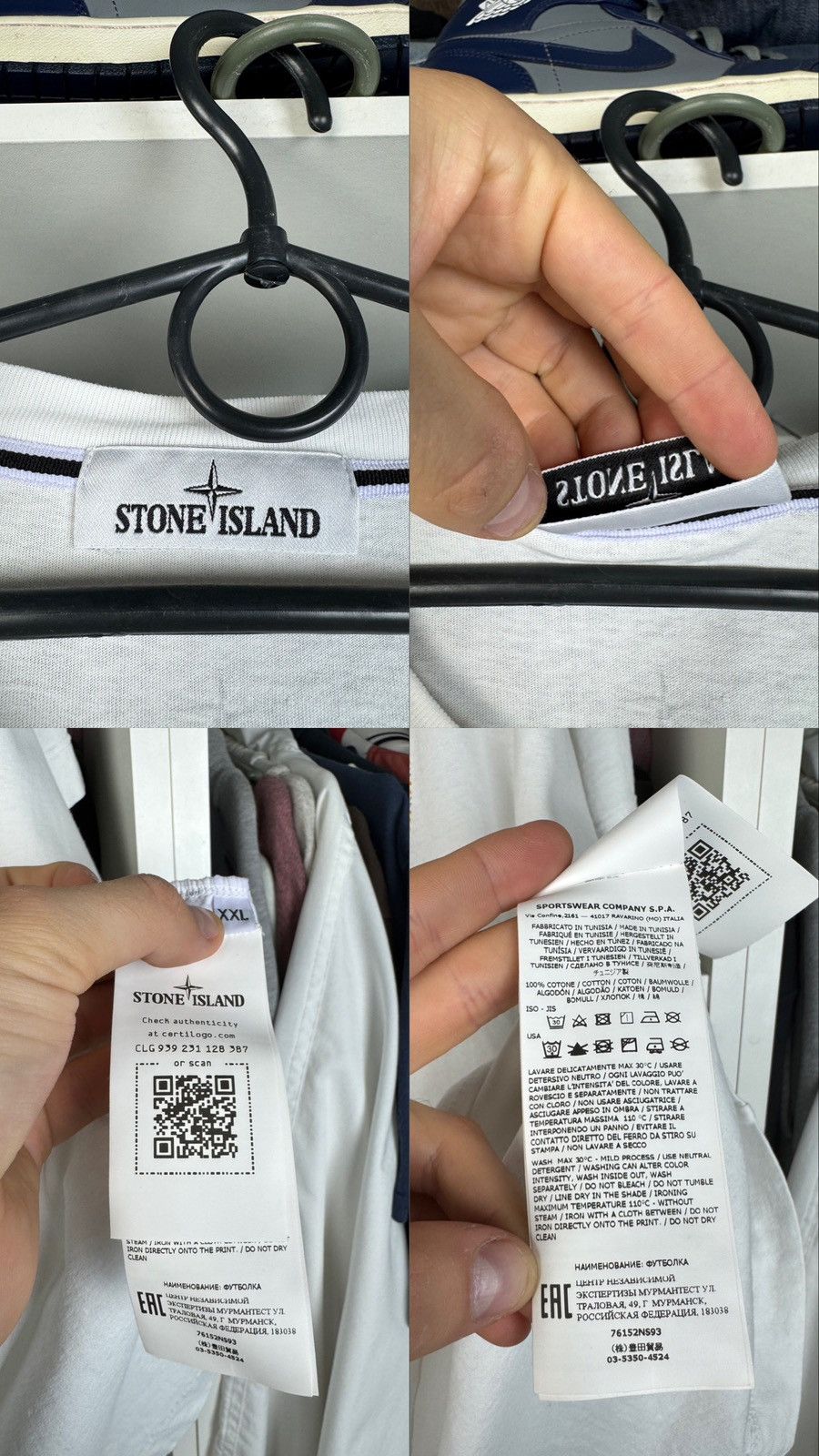 Stone Island Stone Island Big Logo T-shirt Size US XXL / EU 58 / 5 - 4 Thumbnail