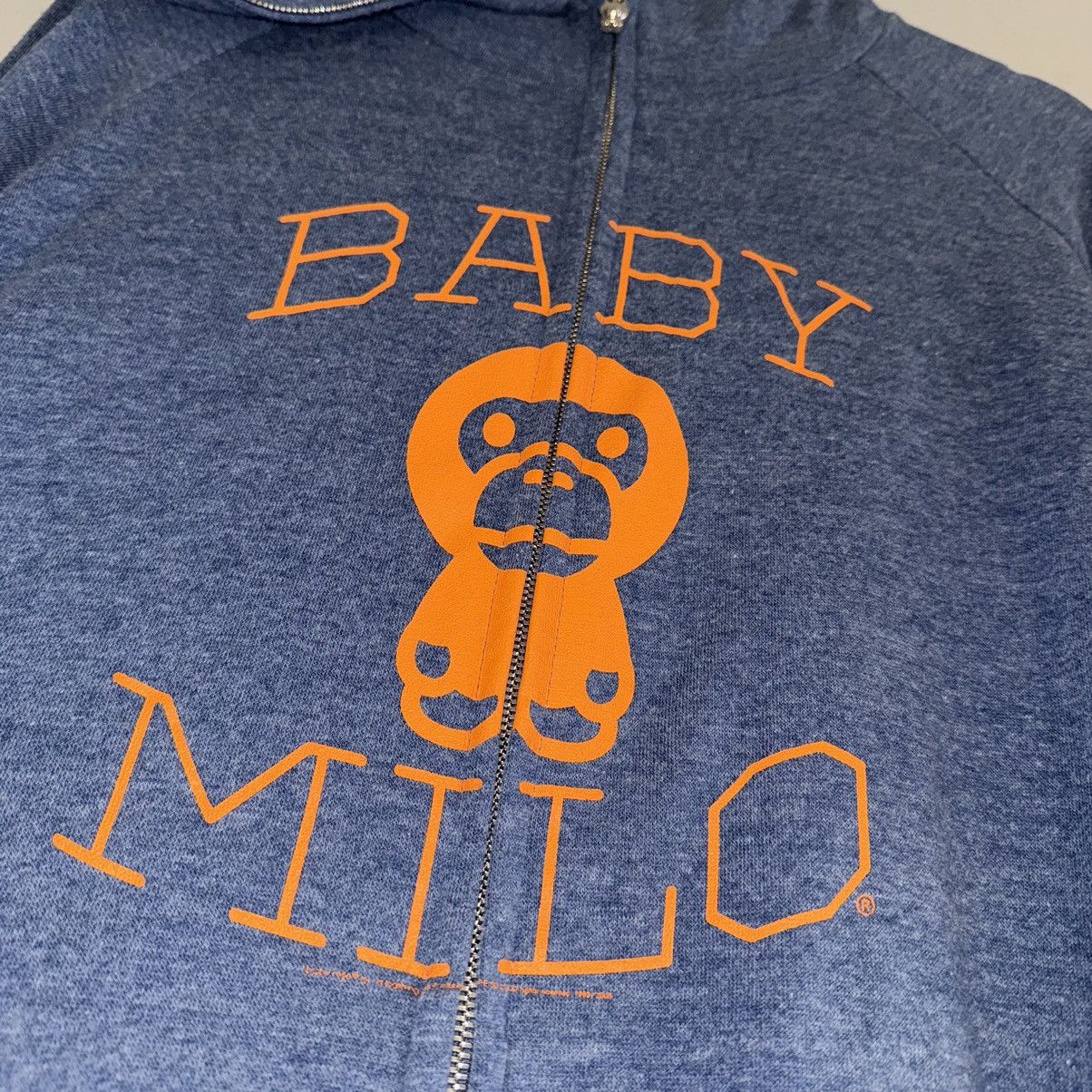 Bape × Nigo × Vintage OG Baby Milo Orange Logo Full Zip Up Hoodie Size US L / EU 52-54 / 3 - 3 Thumbnail