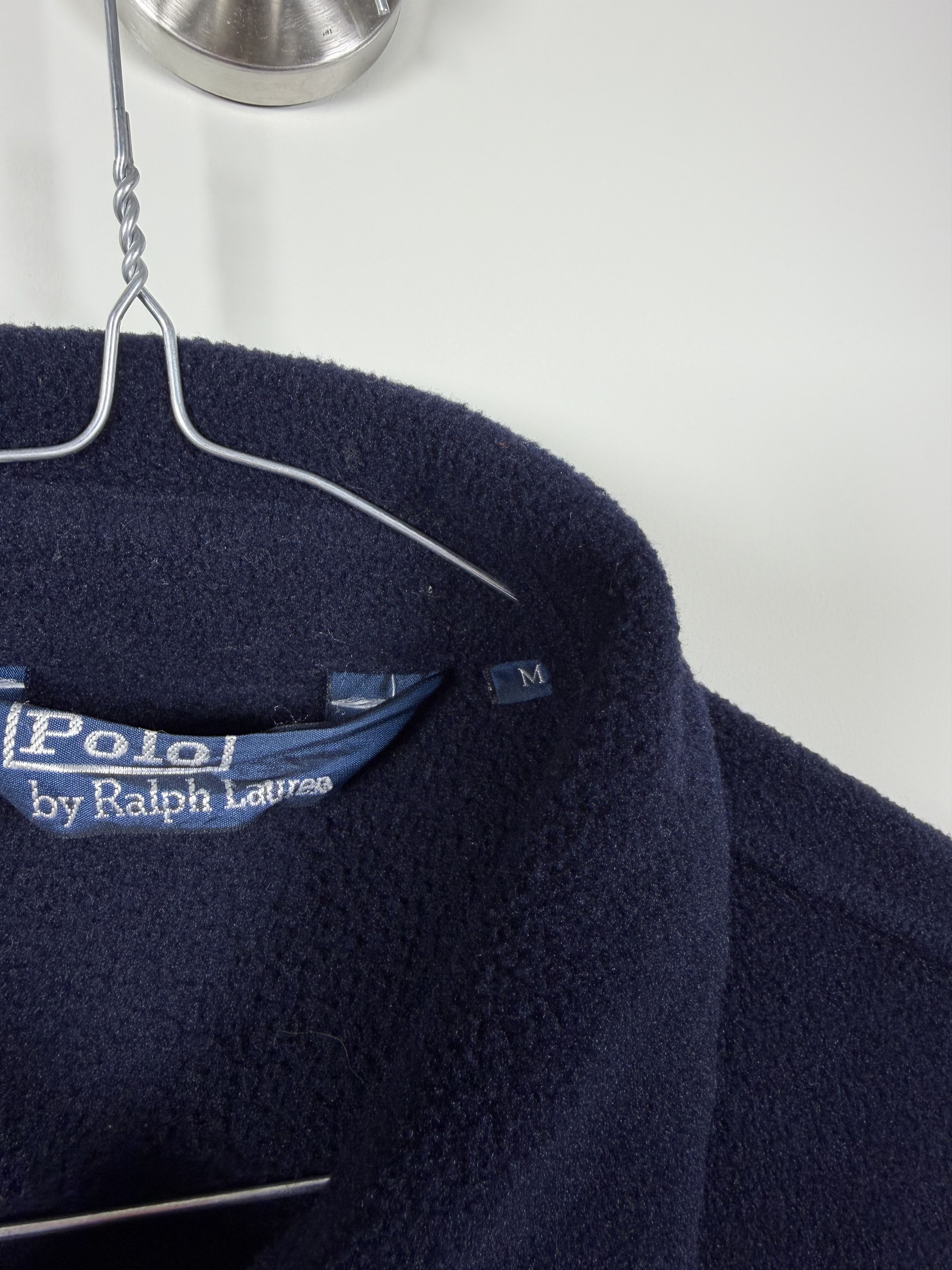 Polo Ralph Lauren Men's Vintage Polo Ralph Lauren Blue Fleece Jacket (M) Size US M / EU 48-50 / 2 - 4 Thumbnail