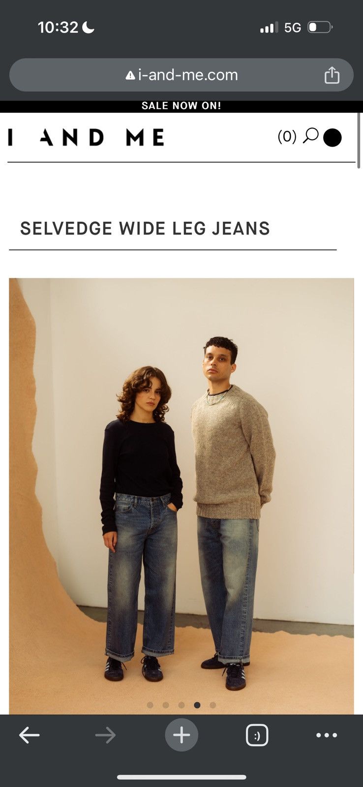 Other I And Me Selvedge Wide Leg Denim marked 34x32 Size US 34 / EU 50 - 6 Thumbnail