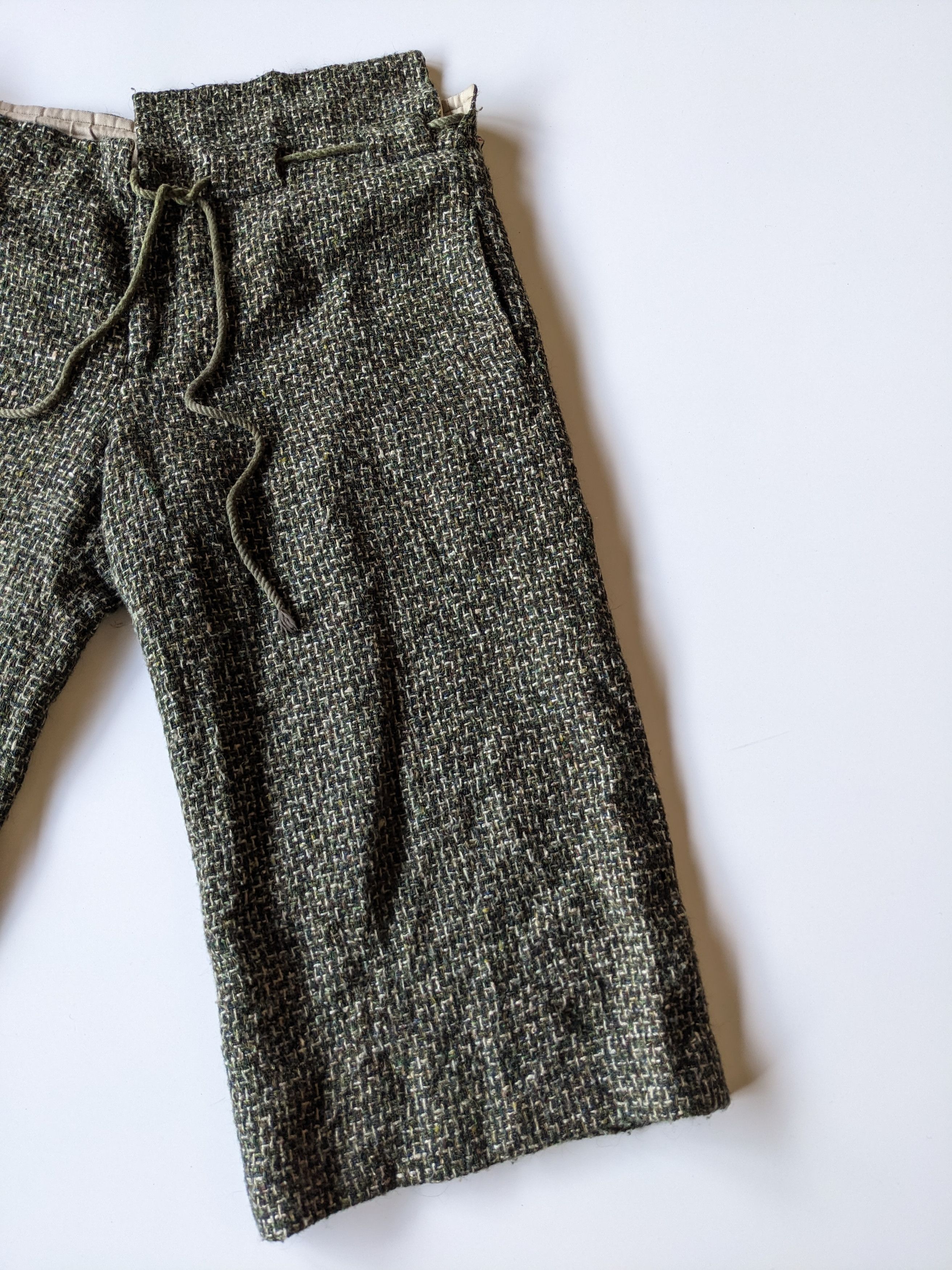 Y's × Yohji Yamamoto Vintage Y's Yohji Yamamoto cropped wool samurai pant Size US 36 / EU 52 - 7 Thumbnail
