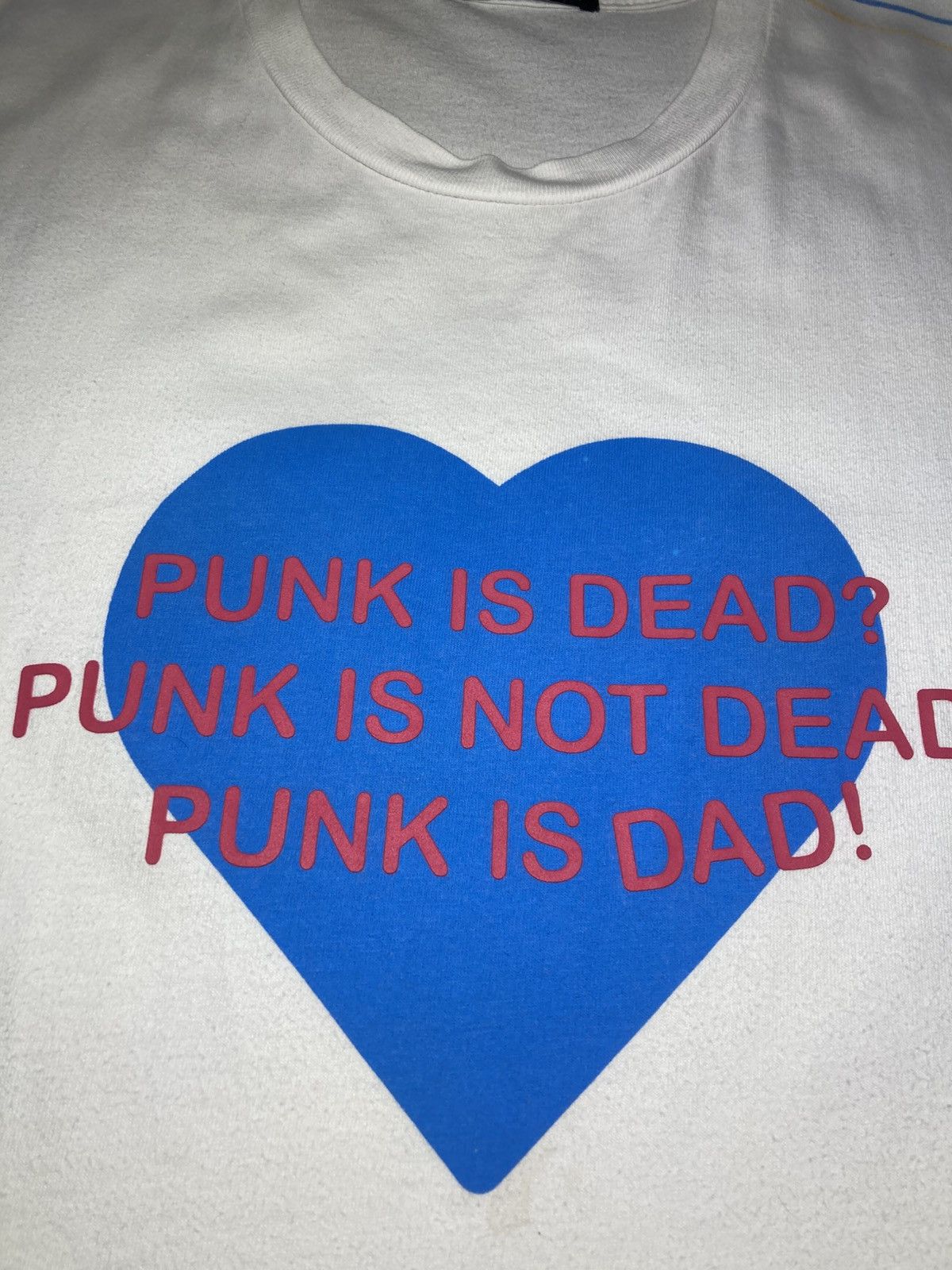 99%IS- SS17 99%IS Punk Is Dead! Not Dead Dad Heart Valentine 2017 Size US M / EU 48-50 / 2 - 3 Thumbnail