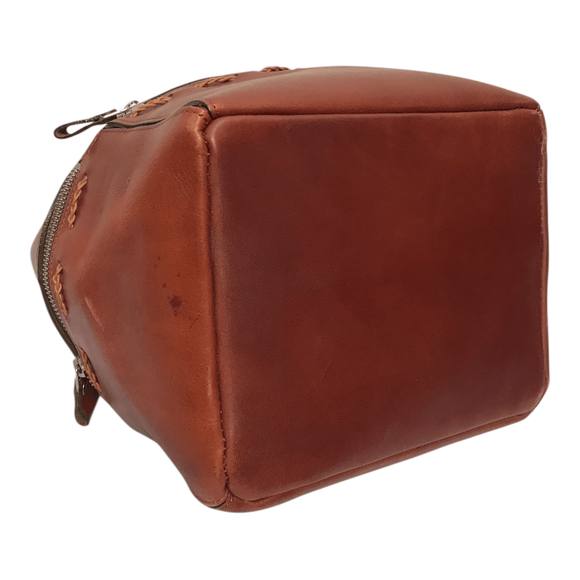 Leather A.Y.A Classic Heritage Leather Bucket Bag Size ONE SIZE - 7 Thumbnail