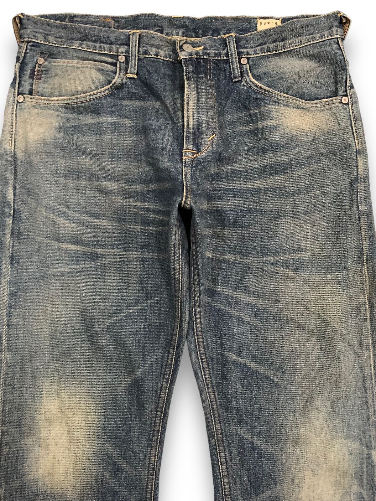 Edwin Rare Vintage 90s Edwin USA Loose Fit Kaihara Denim Jeans Size US 36 / EU 52 - 3 Thumbnail