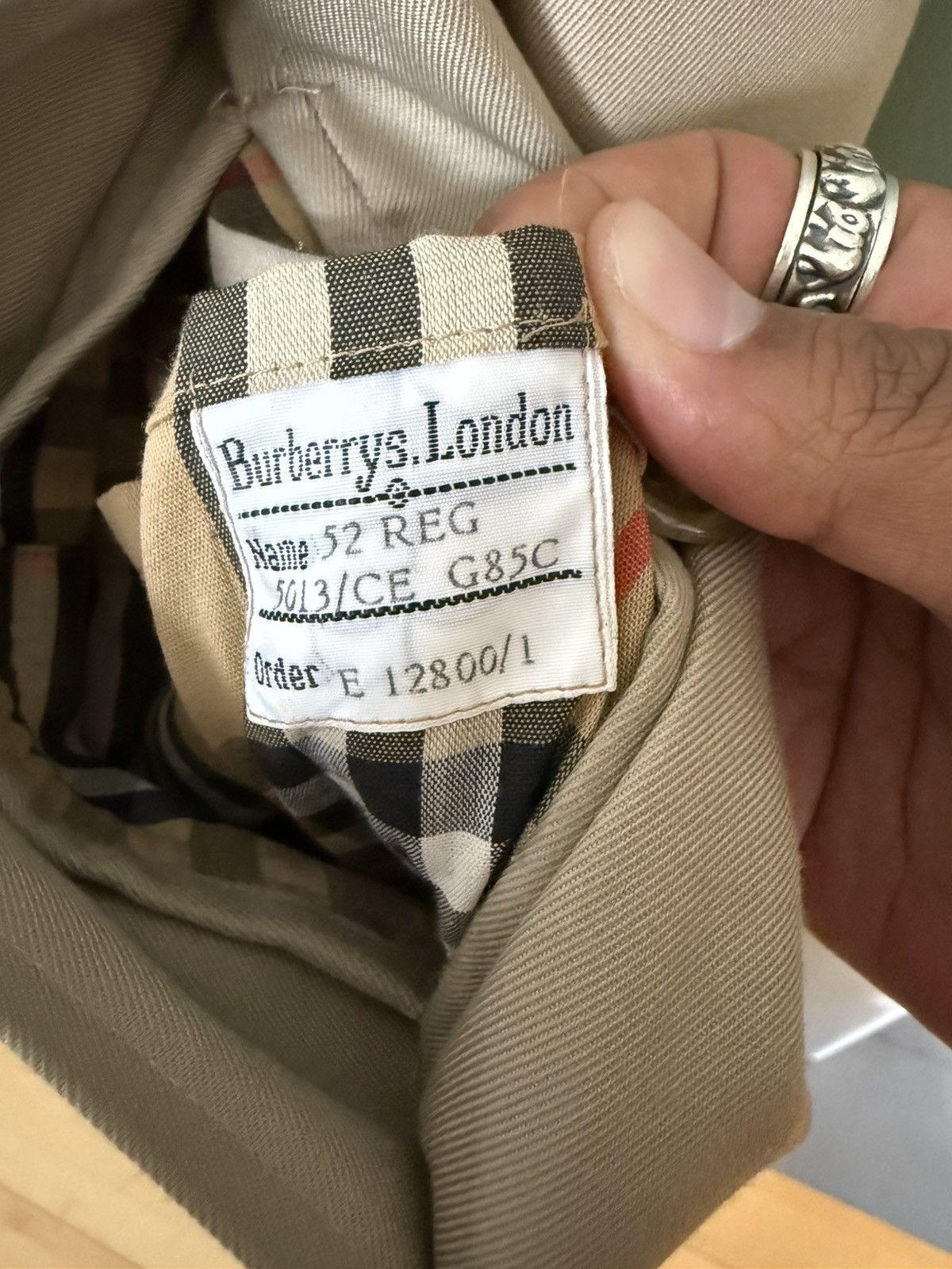 Burberry Vintage Men’s Burberry Trench Coat Size US L / EU 52-54 / 3 - 8 Thumbnail