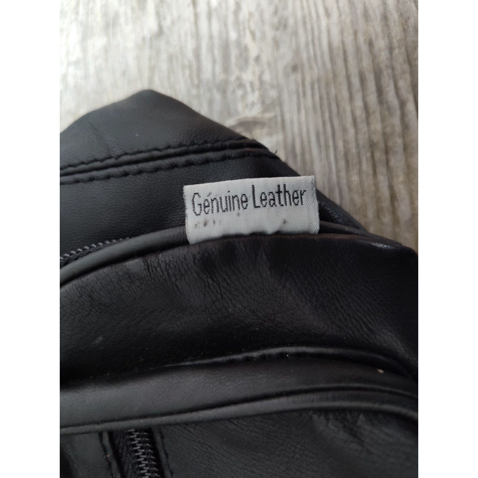 Vintage VINTAGE Giovanni Navarre Leather Belt Bag Fanny Pack Men Black 90s Travel Pockets Adjustable Strap Mens Size ONE SIZE - 3 Thumbnail