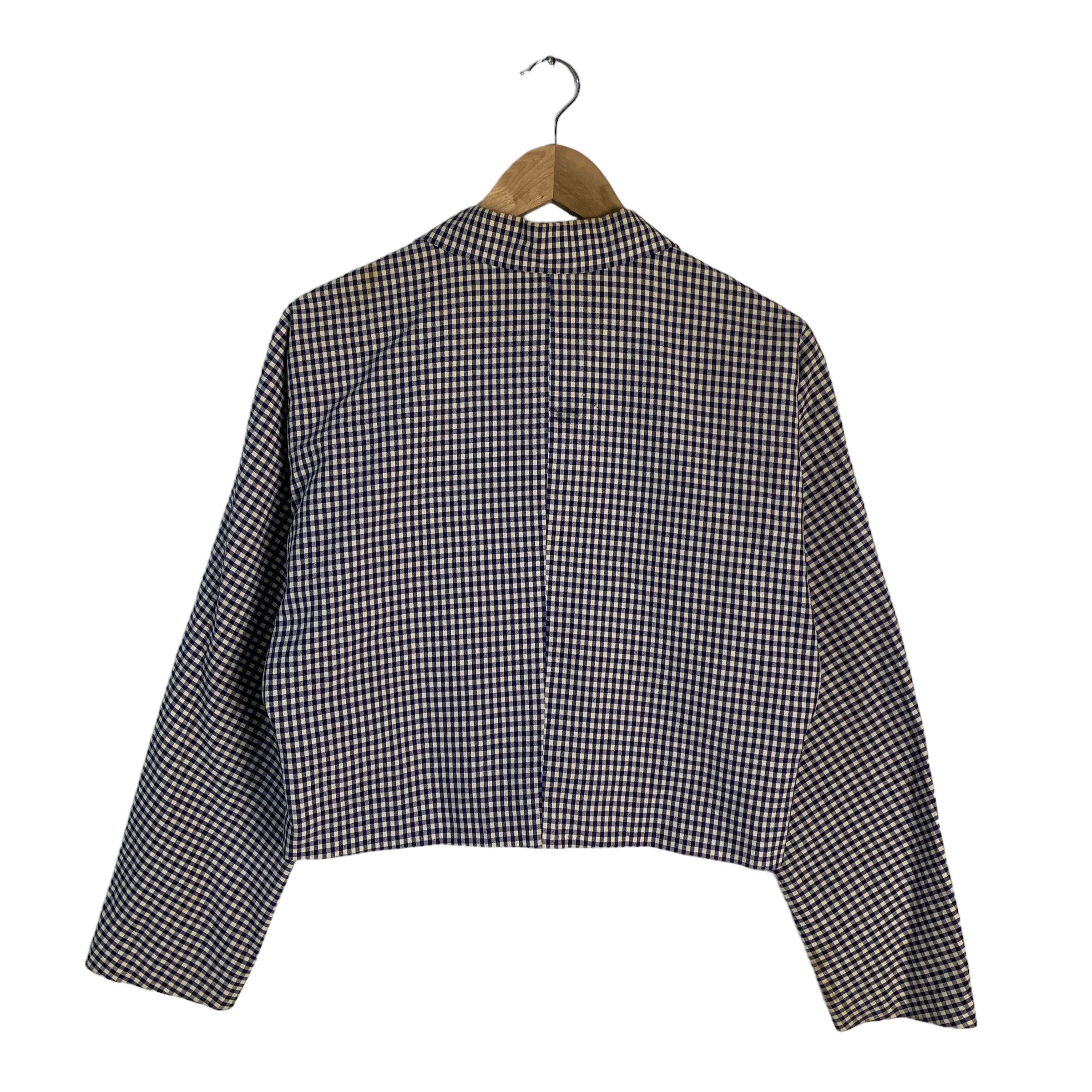 Zucca Zucca Houndstooth Crop Jacket Size M / US 6-8 / IT 42-44 - 8 Thumbnail