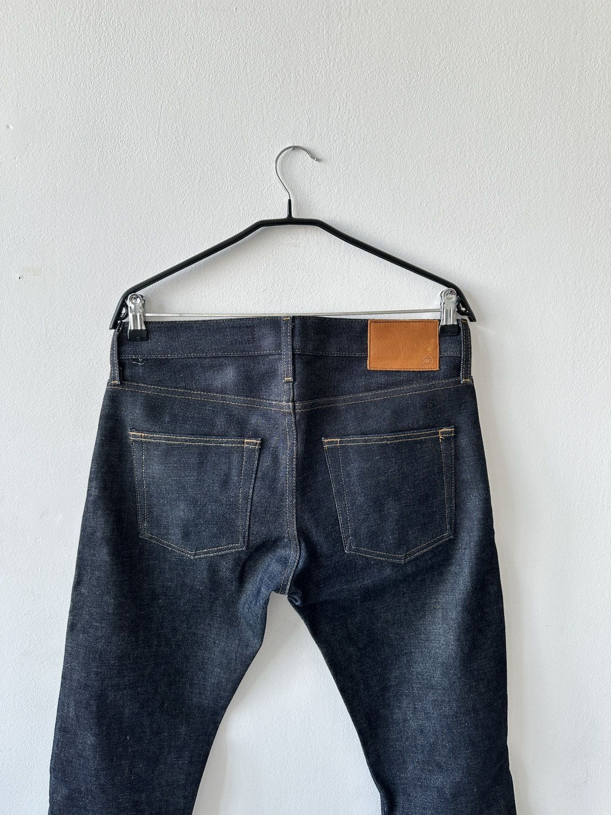 AG Adriano Goldschmied AG Dylan Slim Skinny Jeans 30x34 Dark Wash Indigo Selvedge Size US 30 / EU 46 - 14 Thumbnail
