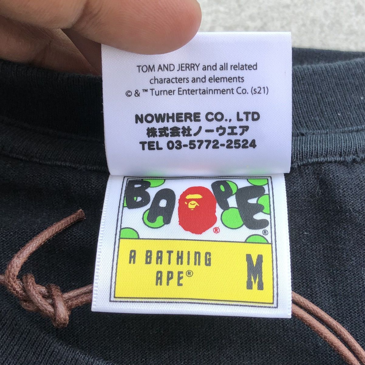 Bape A BATHING APE X TOM AND JERRY Cheese Tee Size US M / EU 48-50 / 2 - 7 Thumbnail