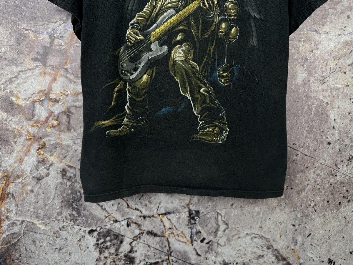 Liquid Blue Liquid Blue Grim Reaper Guitar Graphic T-Shirt Black Size M Size US M / EU 48-50 / 2 - 3 Thumbnail