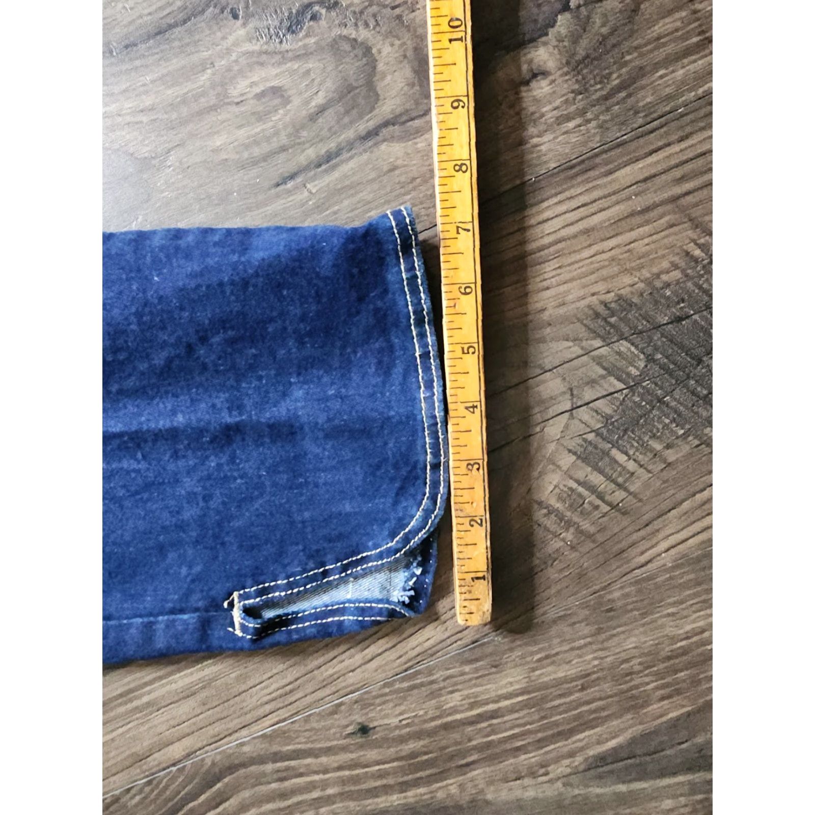 Denime VINTAGE Golden Wings Jeans Denim 36 Straight Men Blue 1970s Cotton Spandex Japan Inseam 28 Pockets Regular Size US 36 / EU 52 - 4 Thumbnail