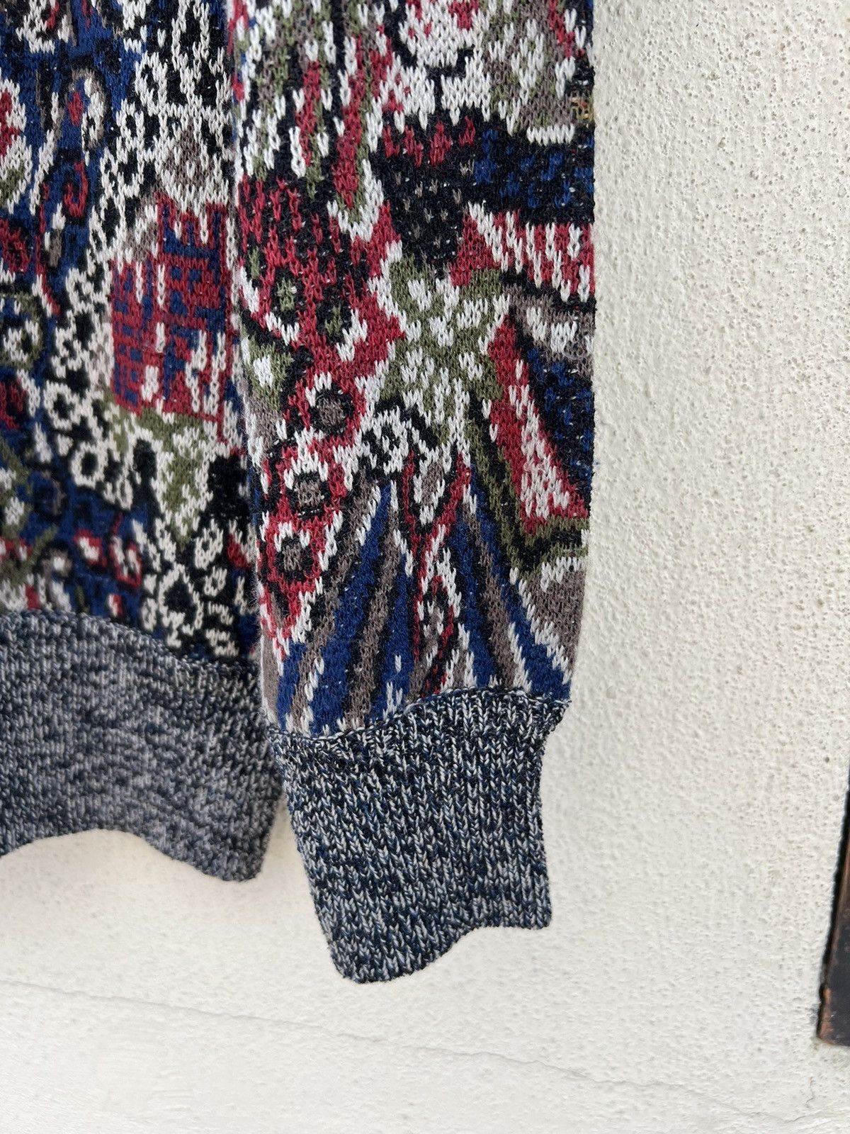 Missoni Vintage Missoni Italy Poker Card Knitwear Wool Sweater Size US M / EU 48-50 / 2 - 10 Thumbnail