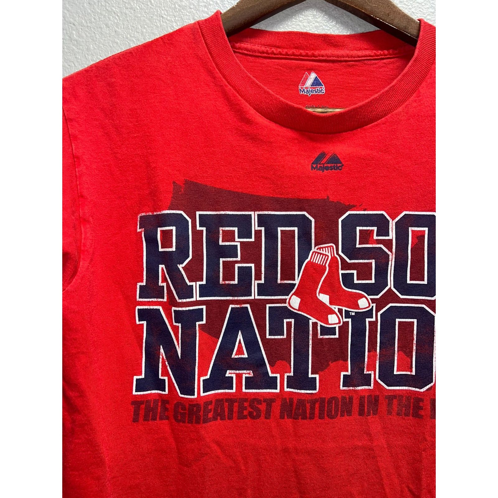 MLB Red Sox Nation Shirt The Greatest MLB Baseball Red Tee Small Size US S / EU 44-46 / 1 - 2 Thumbnail