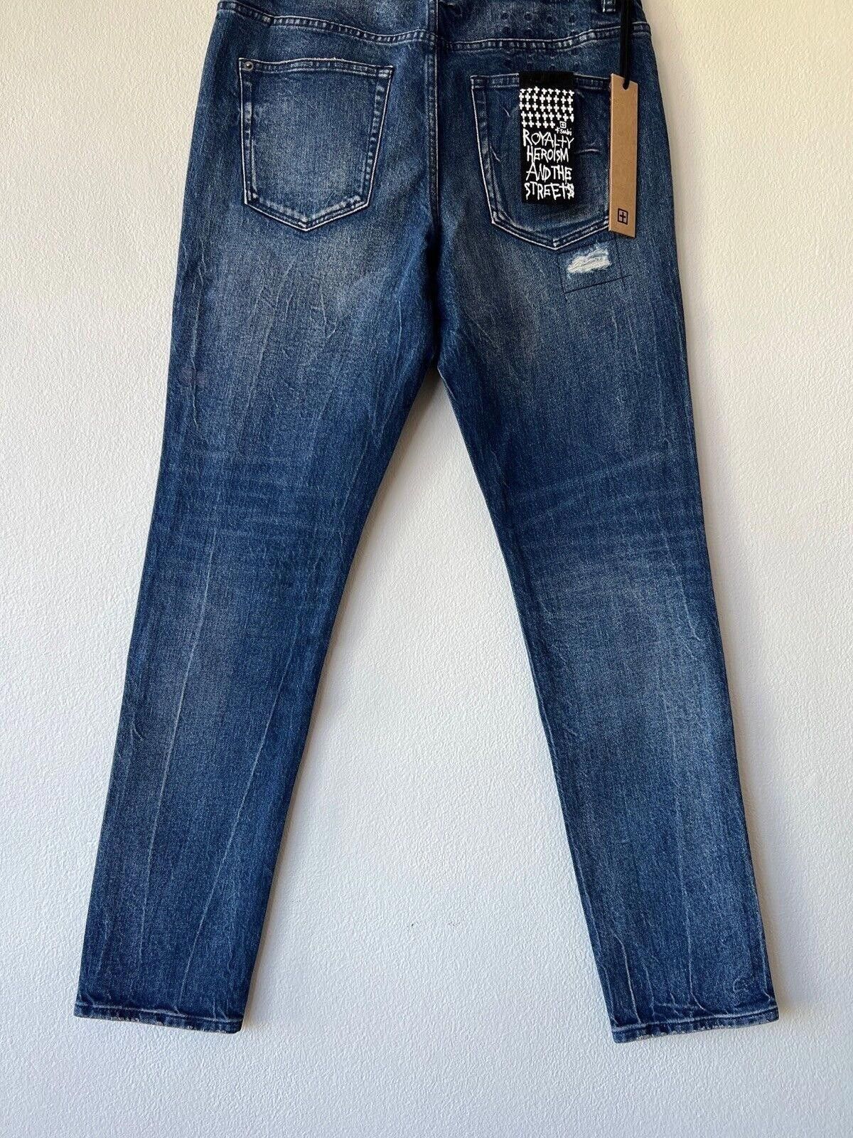 Ksubi new Ksubi mens denim jean slim 32 blue wolfgang glory Size US 32 / EU 48 - 7 Thumbnail