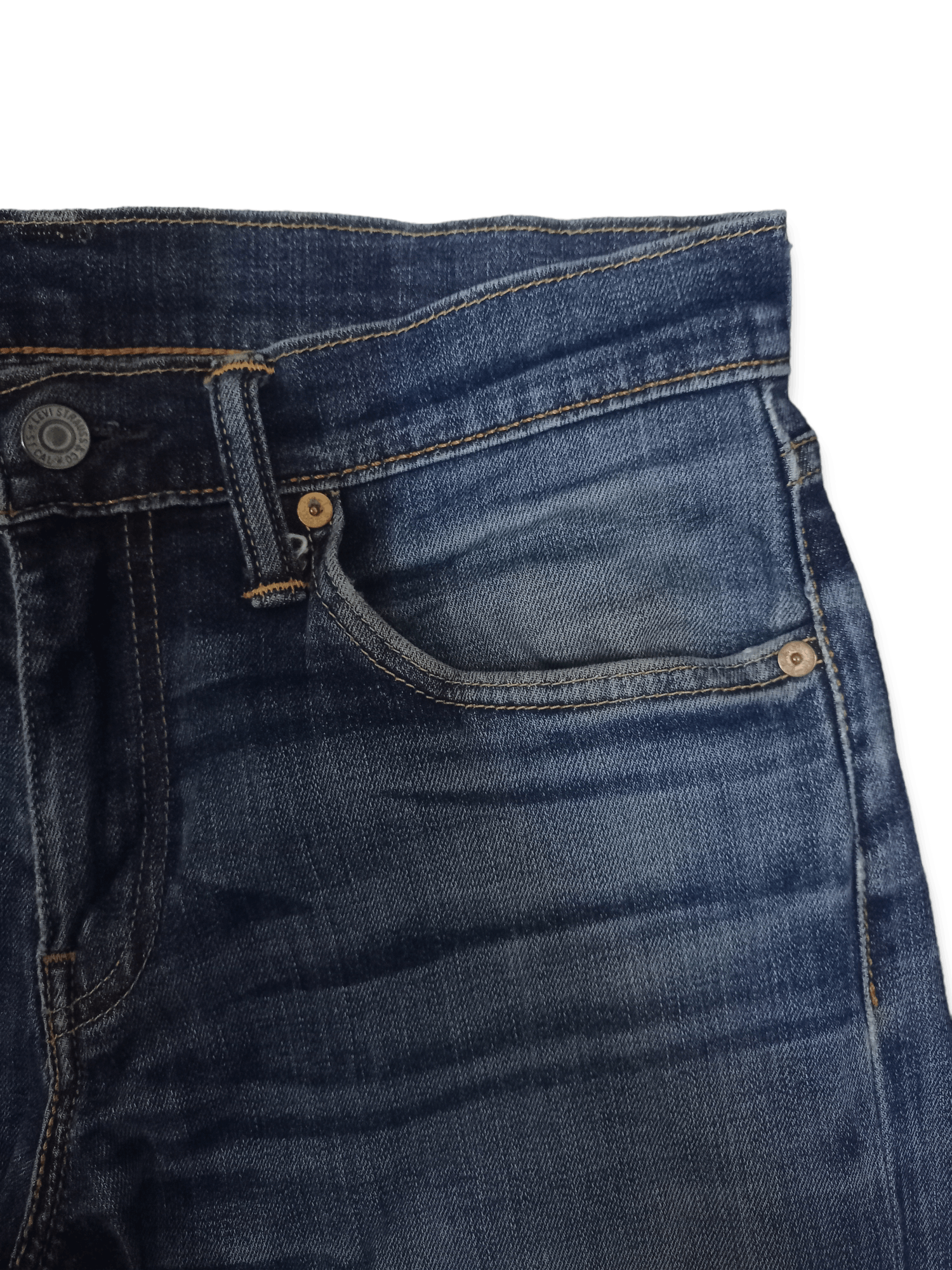 Levi's × Levi's Vintage Clothing Vintage Levis 511 Blue Wash Ripped Distressed Jeans 29x31 Size US 29 - 5 Thumbnail