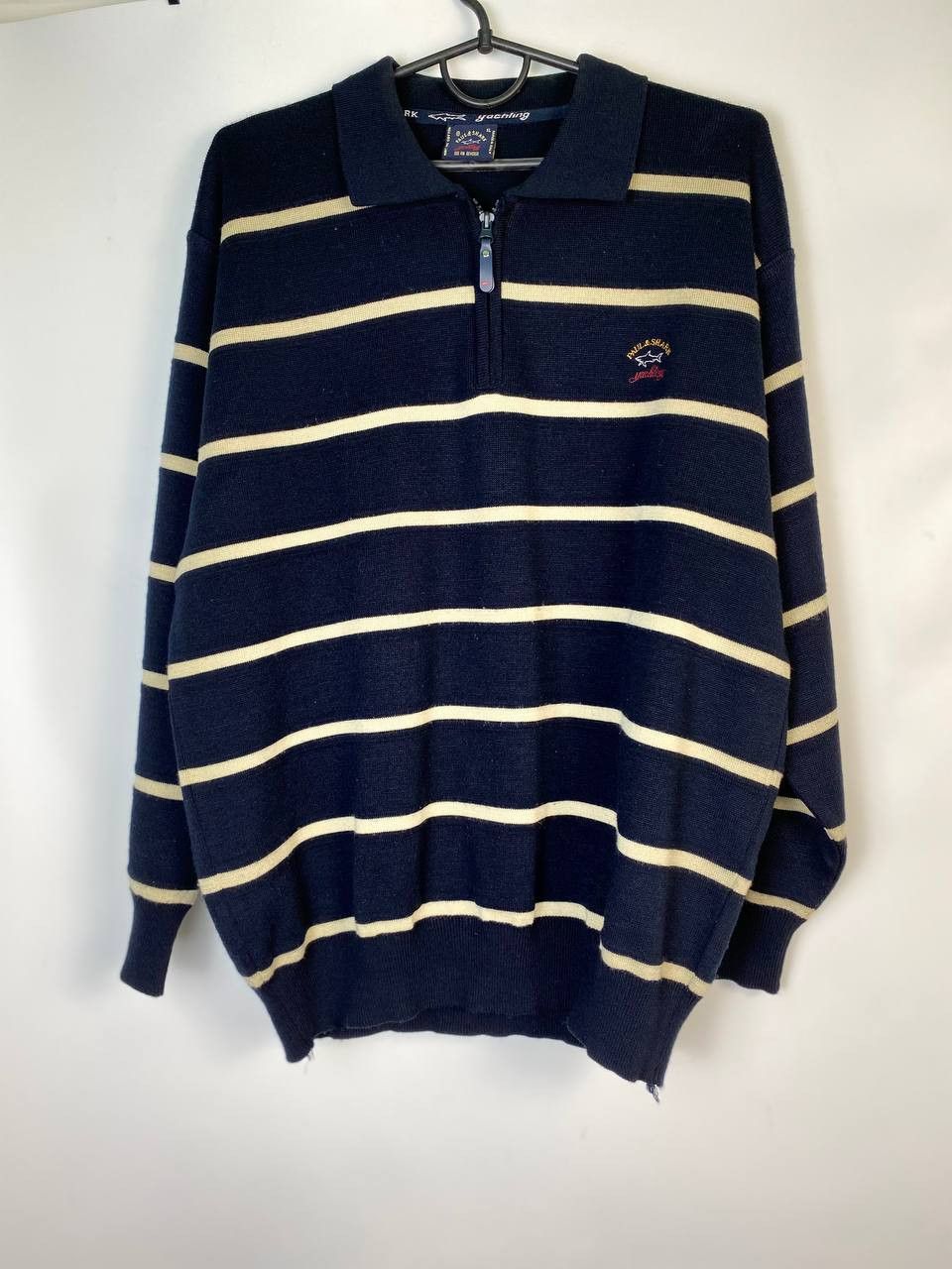 Paul & Shark × Vintage Paul & Shark Knit Sweater Japan Fisherman Casual Yacht Style Size US XL / EU 56 / 4 - 1 Thumbnail
