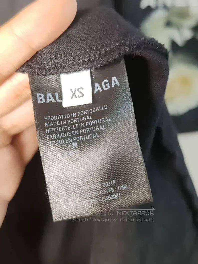 Balenciaga Balenciaga Embroidered Logo T-Shirt Size US XS / EU 42 / 0 - 4 Thumbnail