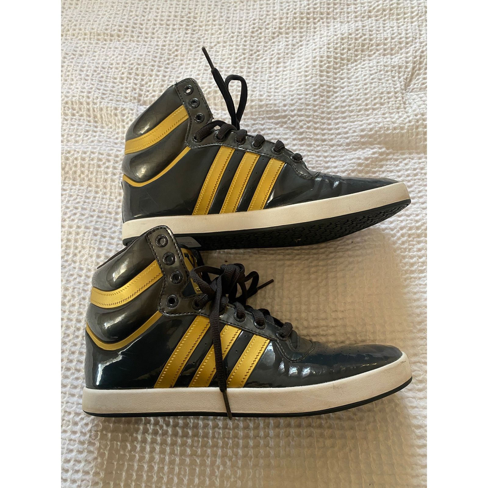 Adidas adidas Top Ten RB Men Size 9 Shoes Black Gold Patent Leather Size US 9 / EU 42 - 2 Thumbnail