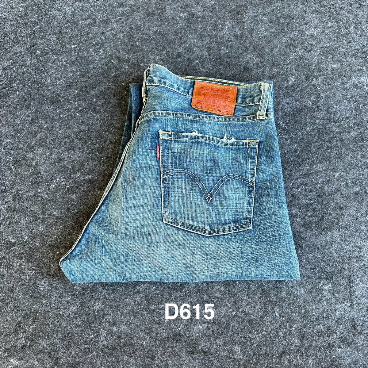 Levi's Y2k Baggy Levis 503 Regular Denim 36x30 D615 Size US 36 / EU 52 - 16 Thumbnail