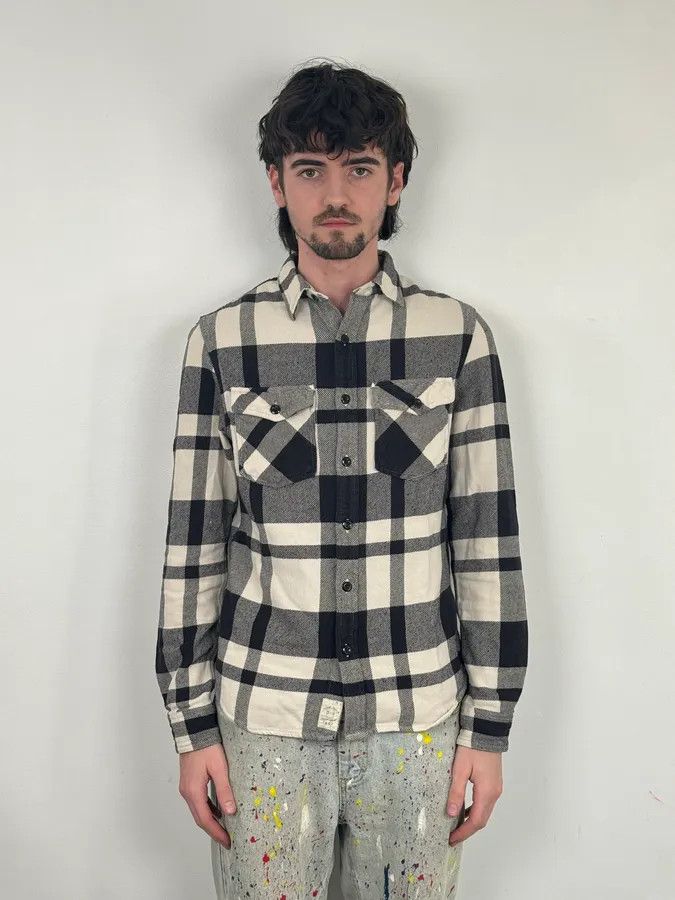 Polo Ralph Lauren Ralph Lauren Denim & Supply Tartan Black & White Shirt Size US S / EU 44-46 / 1 - 2 Thumbnail