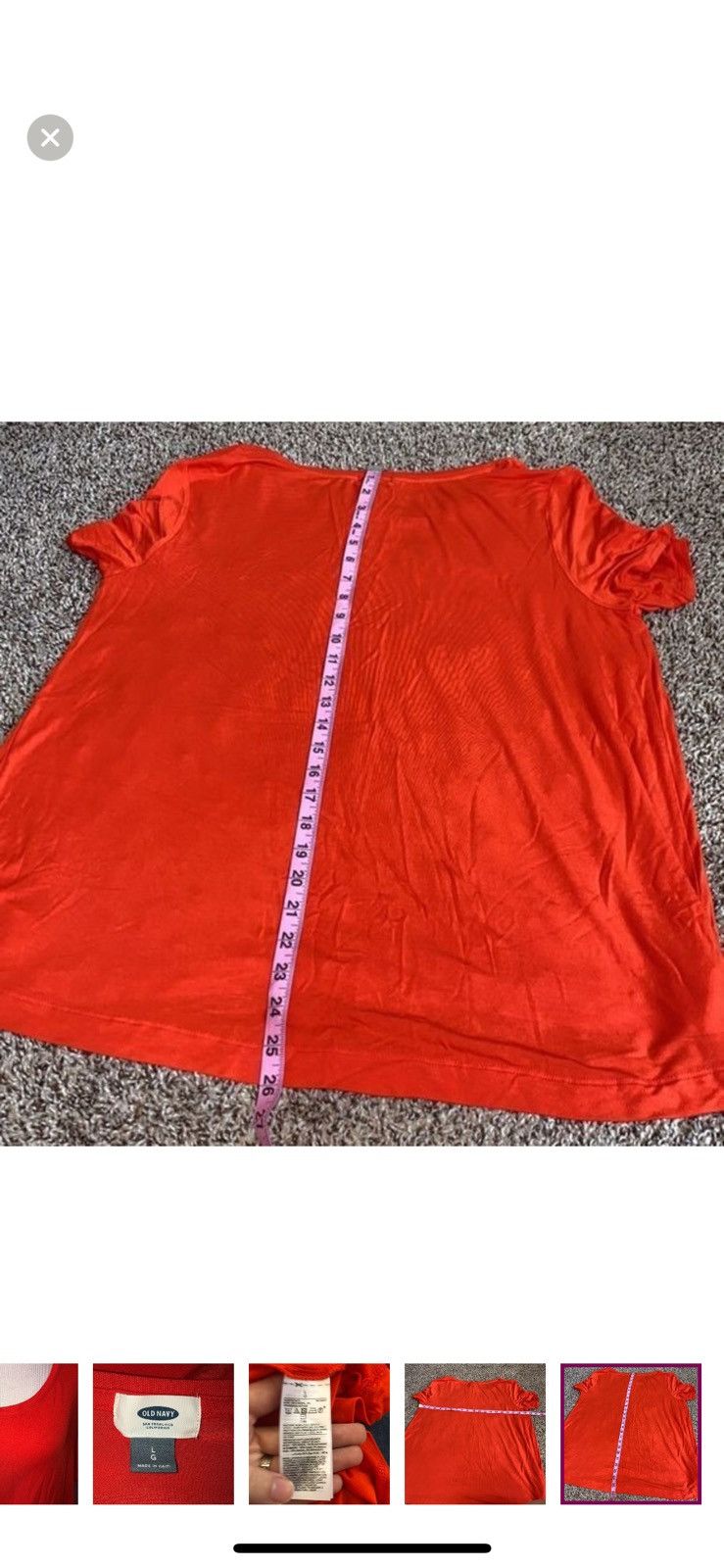 Old Navy Old navy large orange swing tee Size L / US 10 / IT 46 - 6 Thumbnail