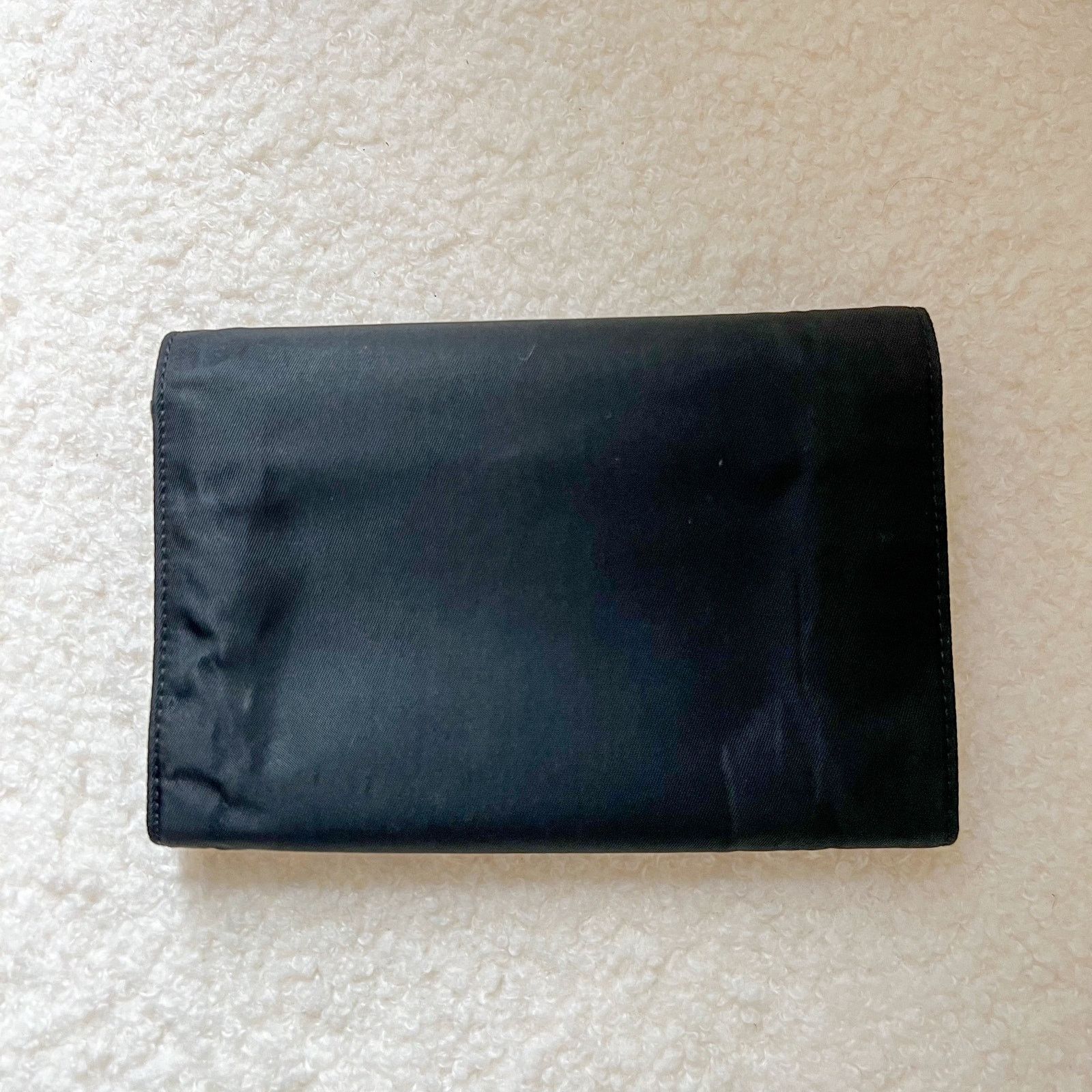 Prada PRADA Trifold Black Nylon and Leather Wallet Size ONE SIZE - 2 Thumbnail
