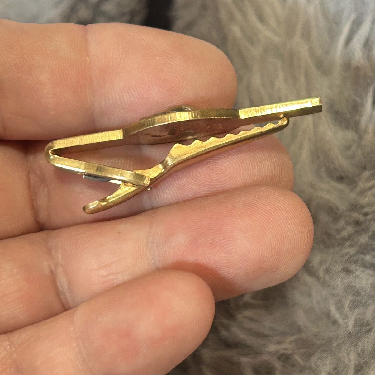 Vintage Vintage gold tone USMC alligator tie bar clip Size ONE SIZE - 4 Thumbnail