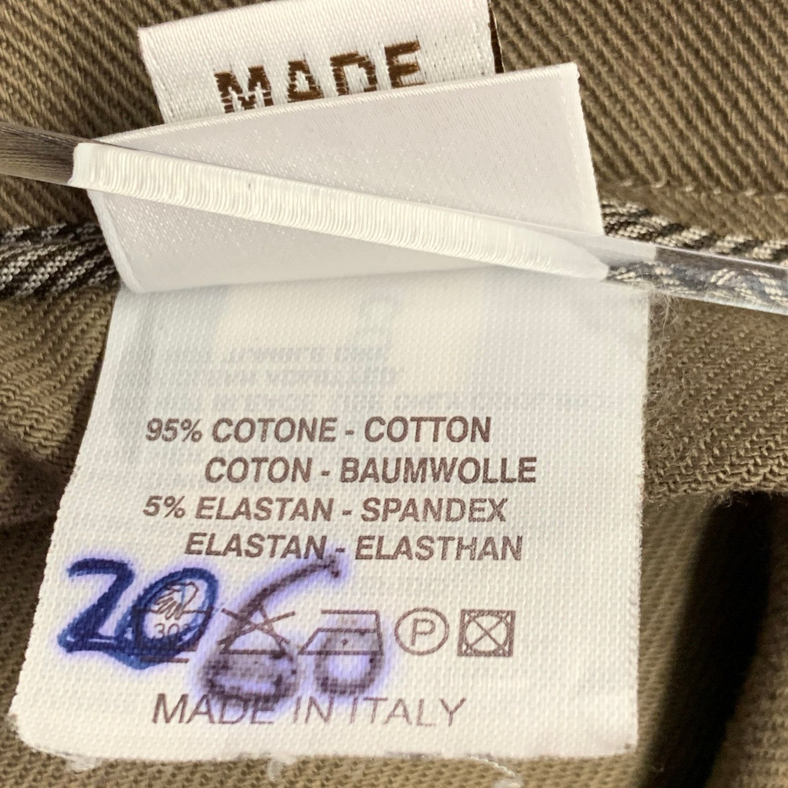 Brunello Cucinelli Size 4 Brown Cotton Blend Twill Flat Front Casual Pants Size 27" / US 4 / IT 40 - 7 Thumbnail