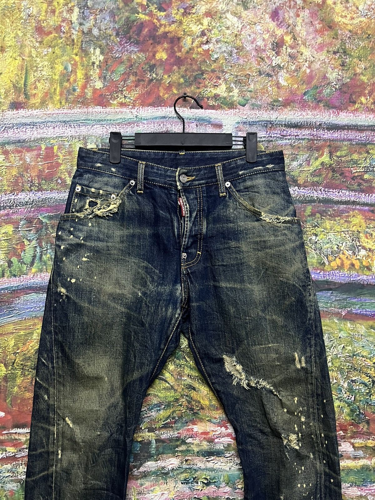 Dsquared2 ‼️LAST DROP‼️Dsquared distressed design denim Size US 31 - 4 Thumbnail