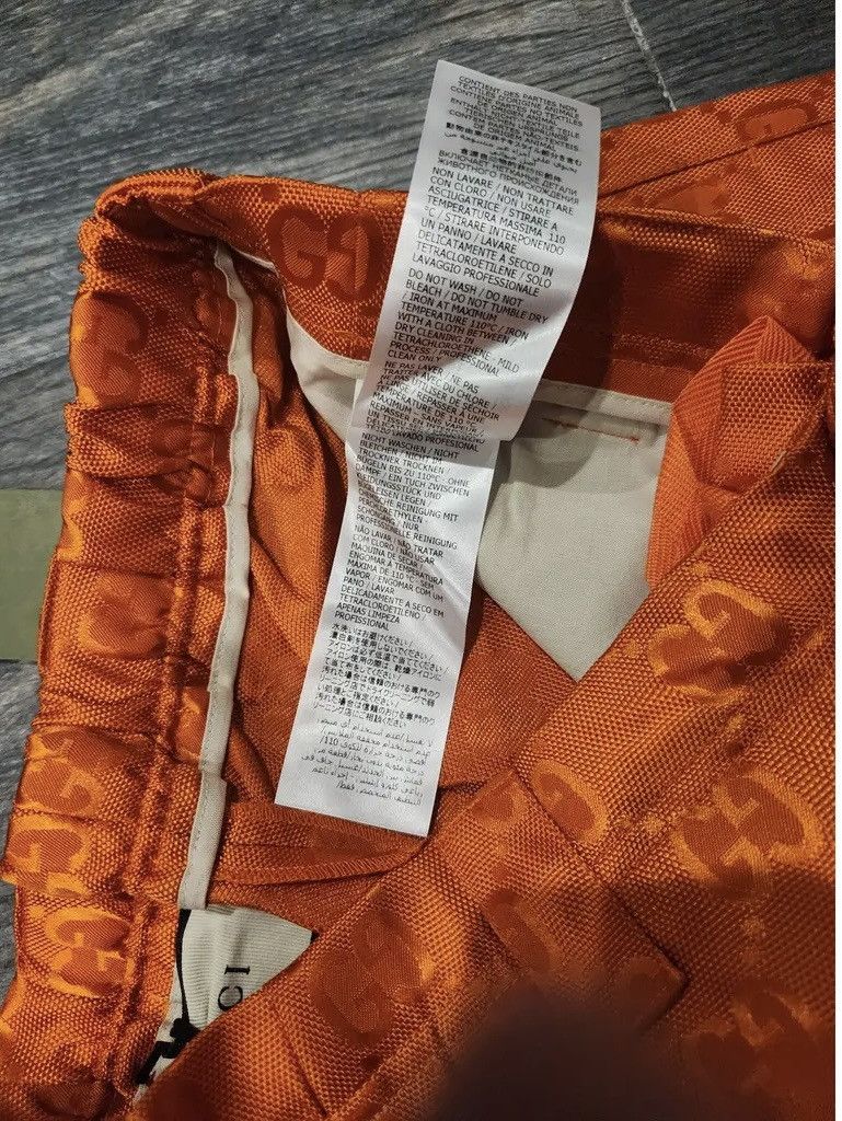 Gucci Gucci Orange Off The Grid Monogram Parachute Pants Sz 46 Size US 44 / EU 60 - 5 Thumbnail