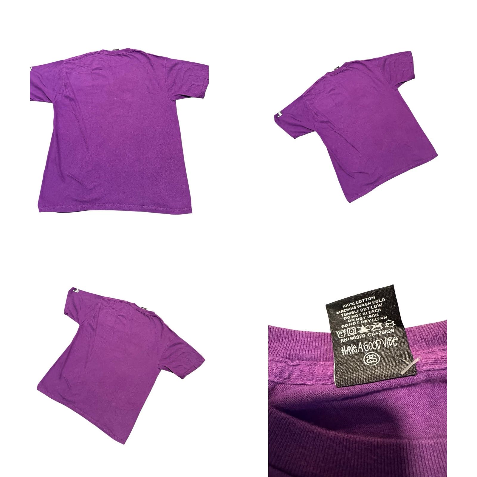 Vintage VINTAGE Stussy Rat Skateboarding Purple T-Shirt Tee Size Medium HTF RARE Mens Shirt Purple Rat Skateboarding Logo Cotton Crew Neck Long Sleeve Size US M / EU 48-50 / 2 - 8 Thumbnail