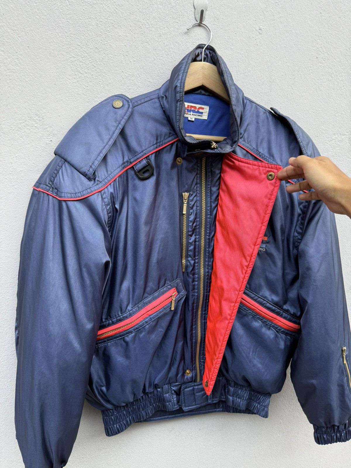 Sports Specialties 90s HONDA RACING CORP "HRC" International Bomber Jacket Size US M / EU 48-50 / 2 - 3 Thumbnail