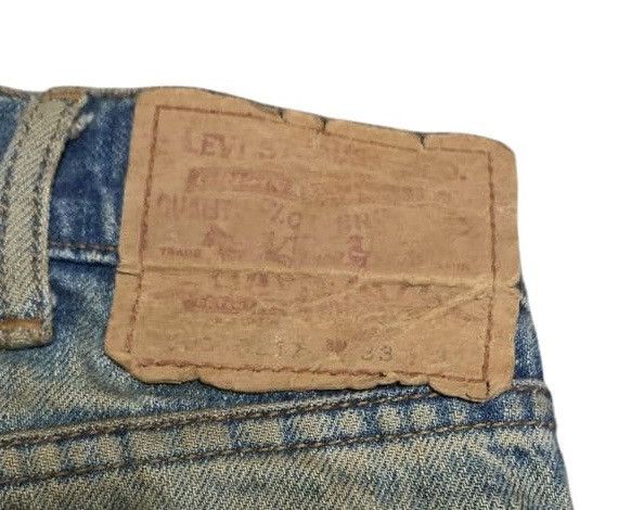 Levi's Vintage Levis 503 Straight Faded Blue Jeans Size US 33 - 7 Thumbnail