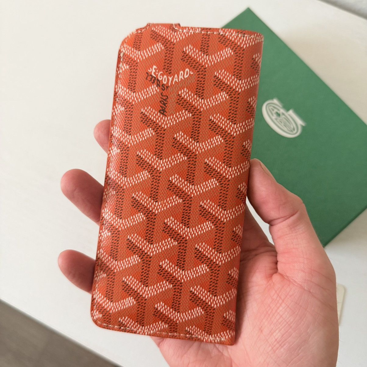 Goyard Goyard Sunglass Case 100% Authentic RARE Orange Sunglasses Size ONE SIZE - 3 Thumbnail