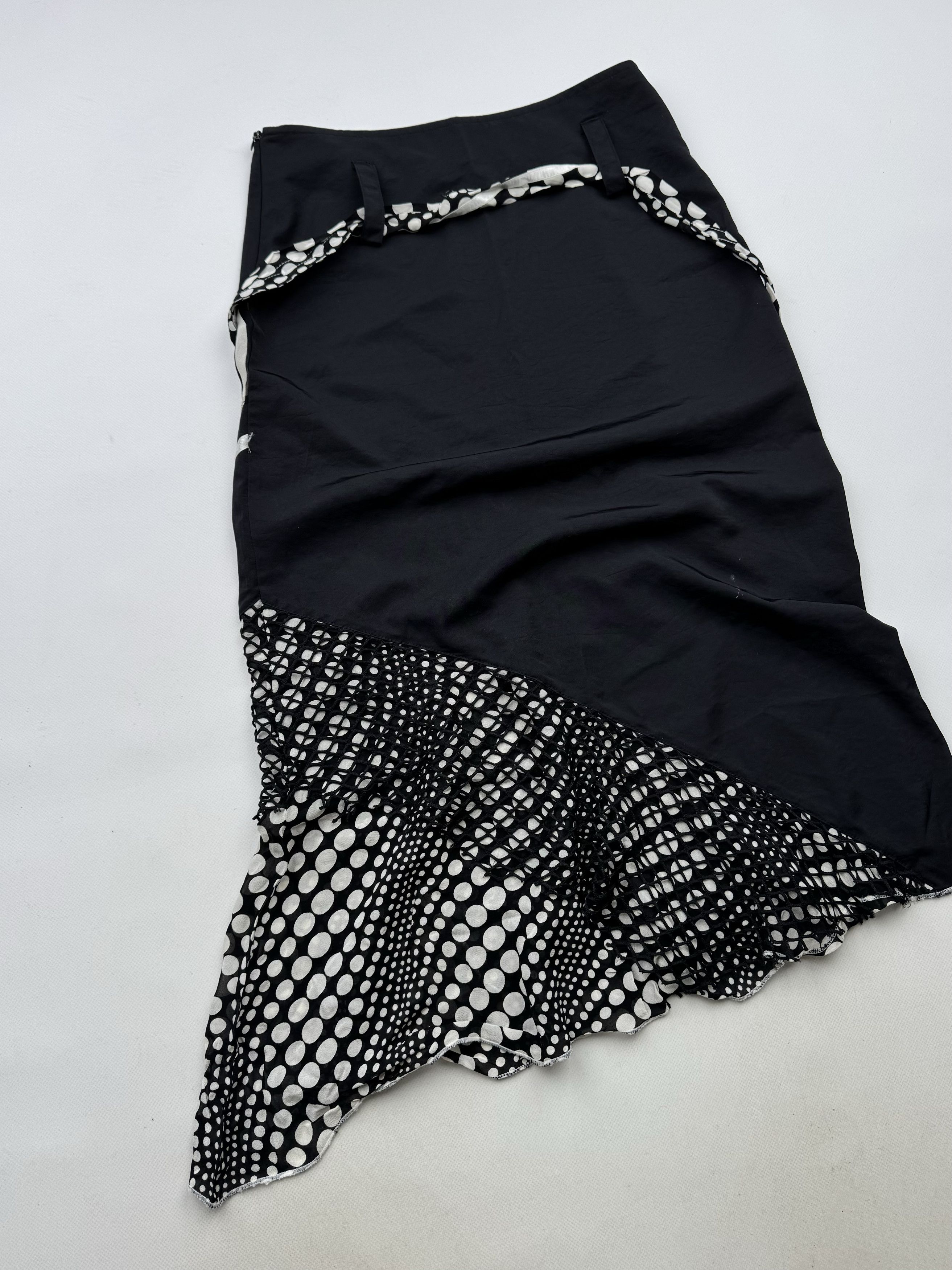 Vintage 90's Flared Skirt B6(V386)E2 Size 28" / US 6 / IT 42 - 7 Thumbnail