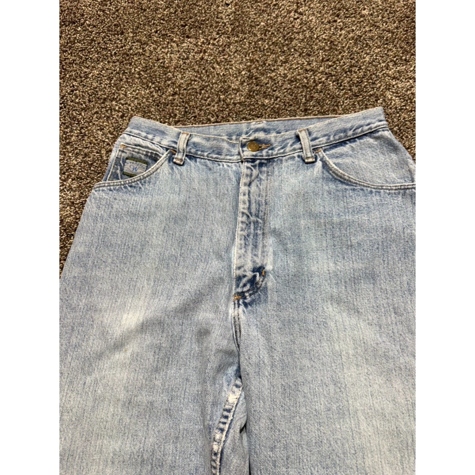 Wrangler Vintage Wrangler Jeans Women's 12 Petite Blue Denim 29X30 High Rise Mom 5-Pocket Style Womens Size 34" / US 12 / IT 48 - 2 Thumbnail