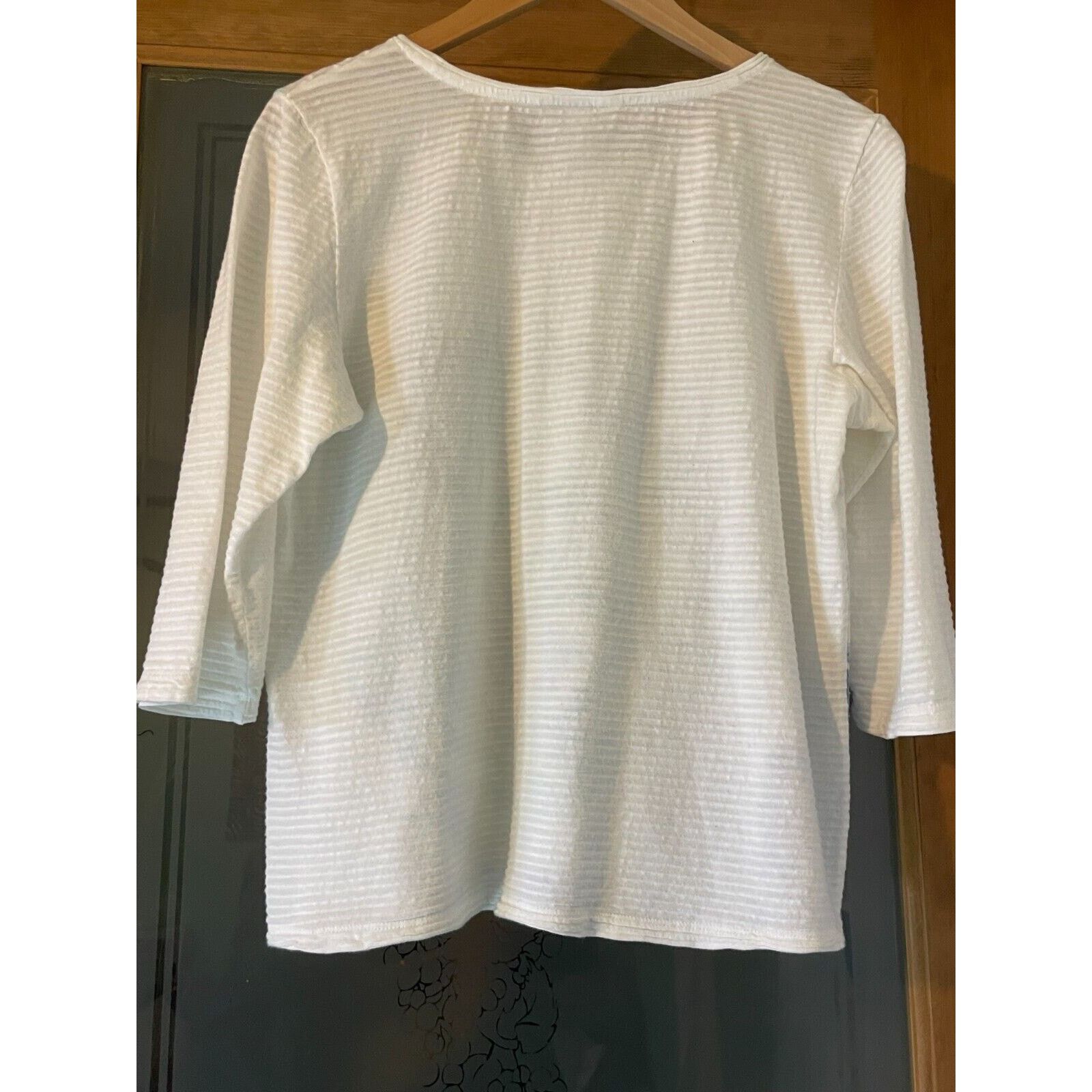 Other Christopher & Banks Women's 3/4 Sleeve Blouse Floral Design Size XL / US 12-14 / IT 48-50 - 2 Thumbnail