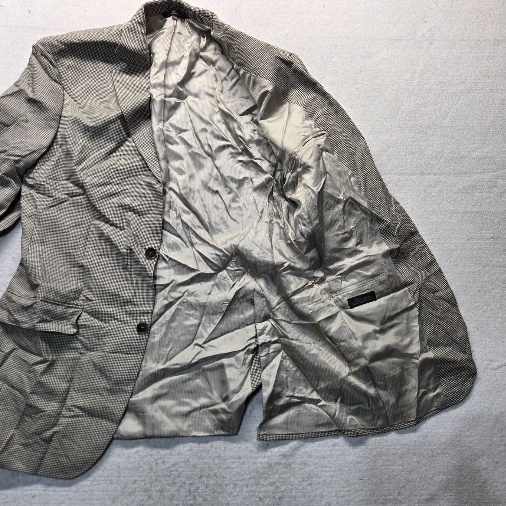 Jack Victor JACK VICTOR Gray Blazer Sport Coat Adult Men's M Medium Sports Size 40R - 3 Thumbnail