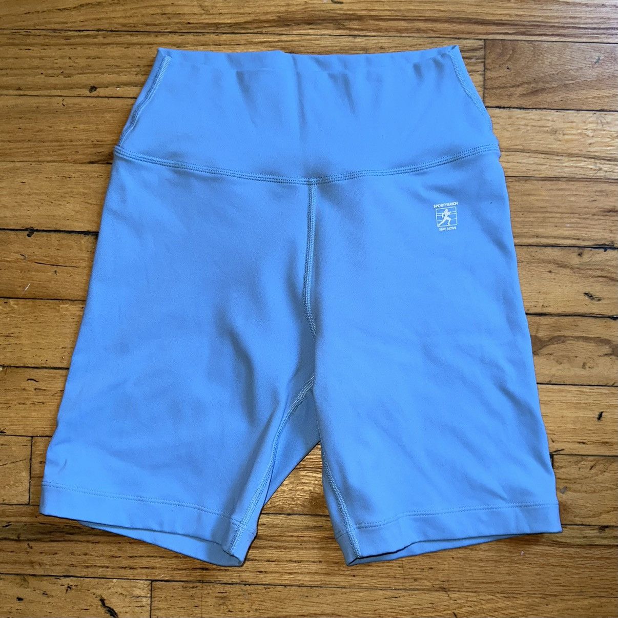 Sporty & Rich Runner biker shorts Size 28" / US 6 / IT 42 - 2 Thumbnail