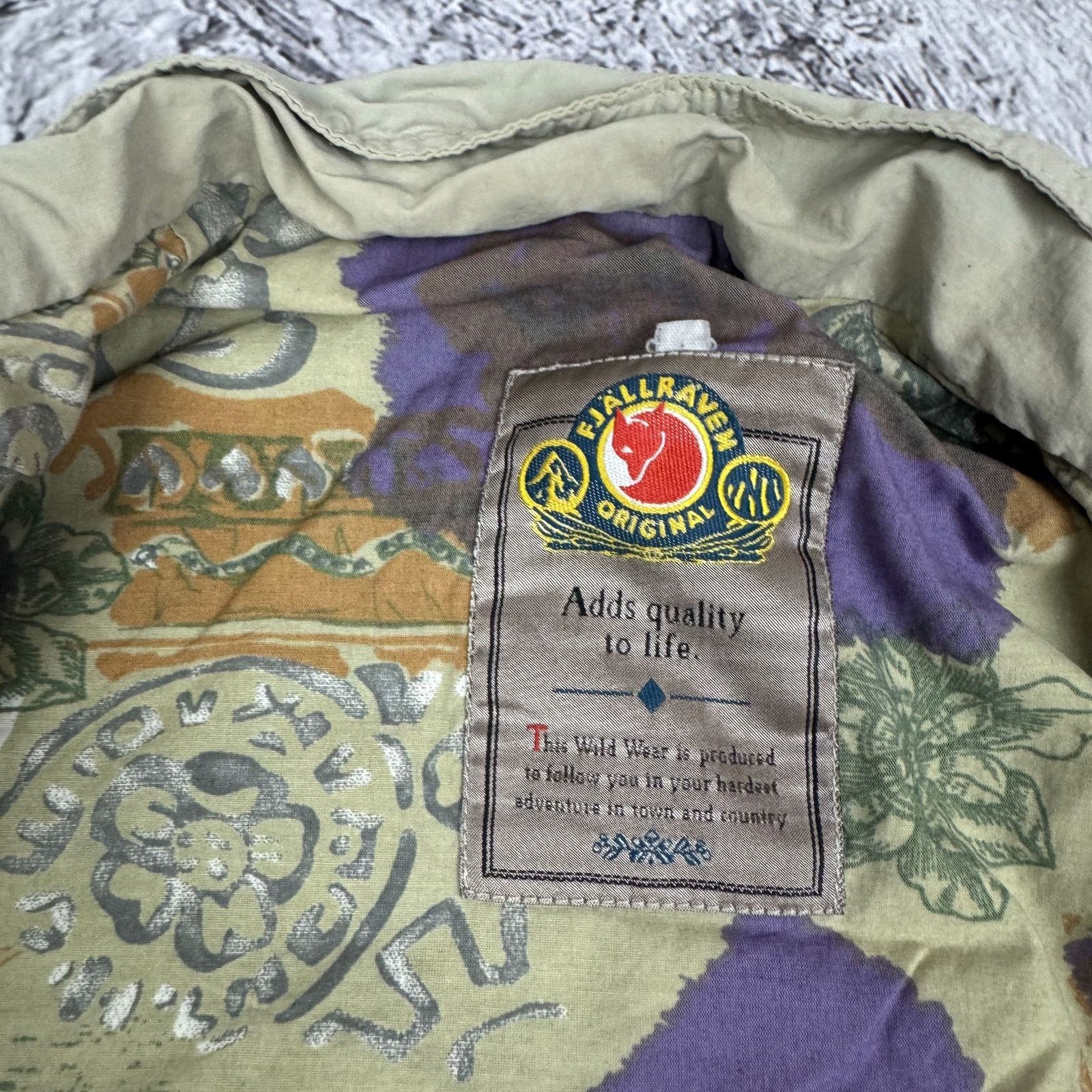 Fjallraven Fjallraven Men's beige Snap Button Multi Pockets Hiking Vest Size US L / EU 52-54 / 3 - 3 Thumbnail